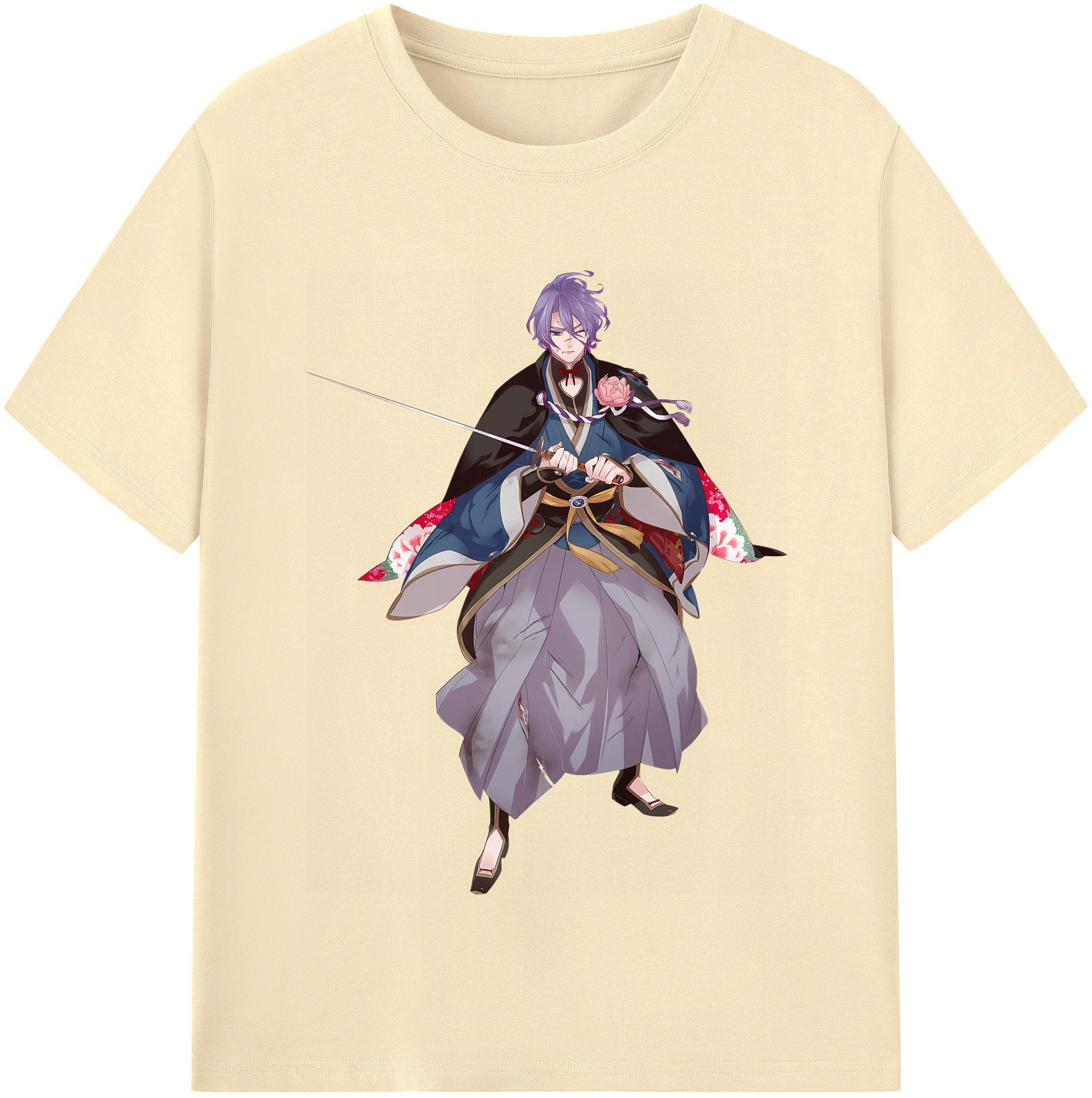 （画像用） 刀剣乱舞 Touken Ranbu 綿100％半袖Tシャツ（フロントプリント）