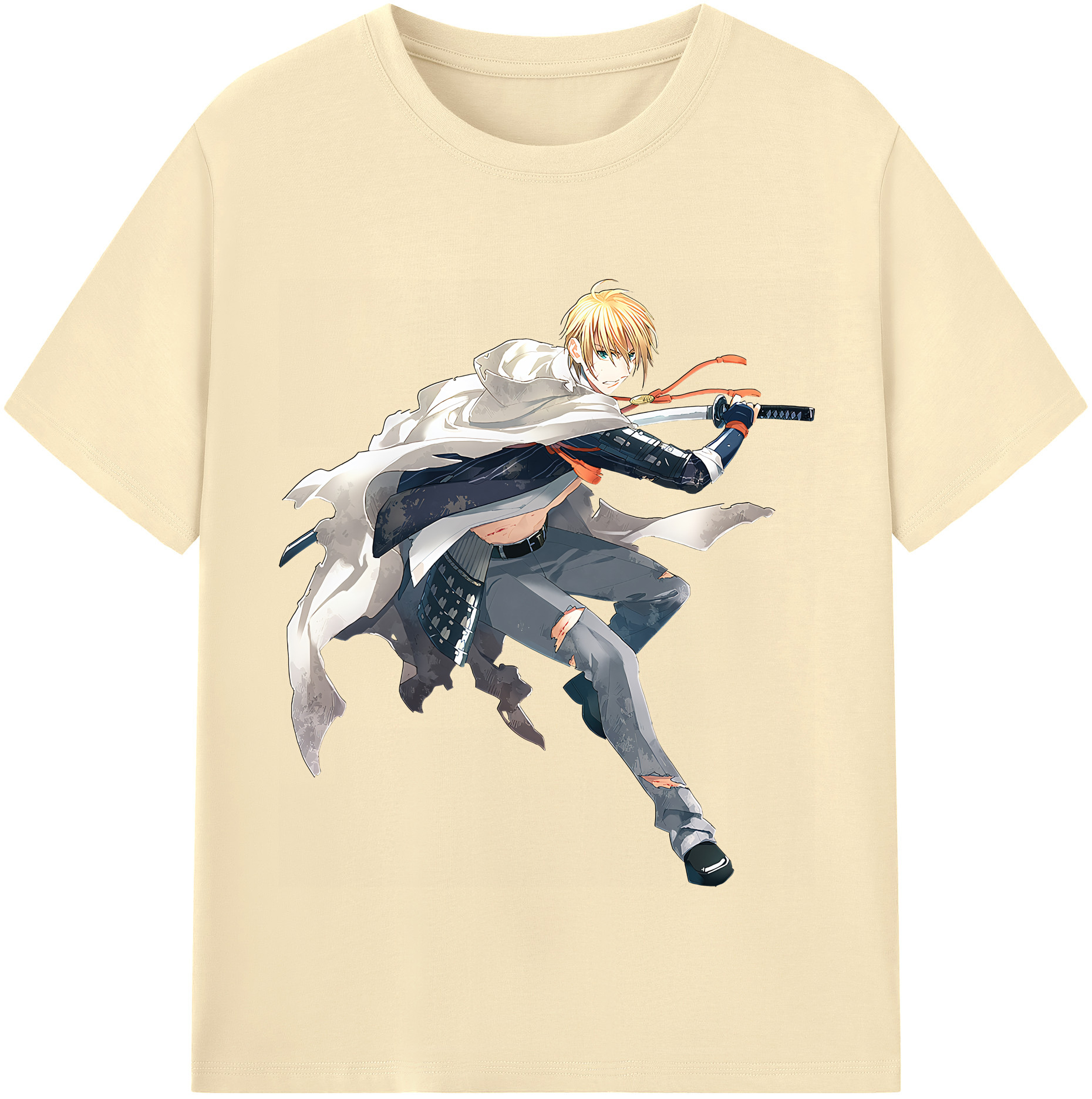 （画像用） 刀剣乱舞 Touken Ranbu 綿100％半袖Tシャツ（フロントプリント）