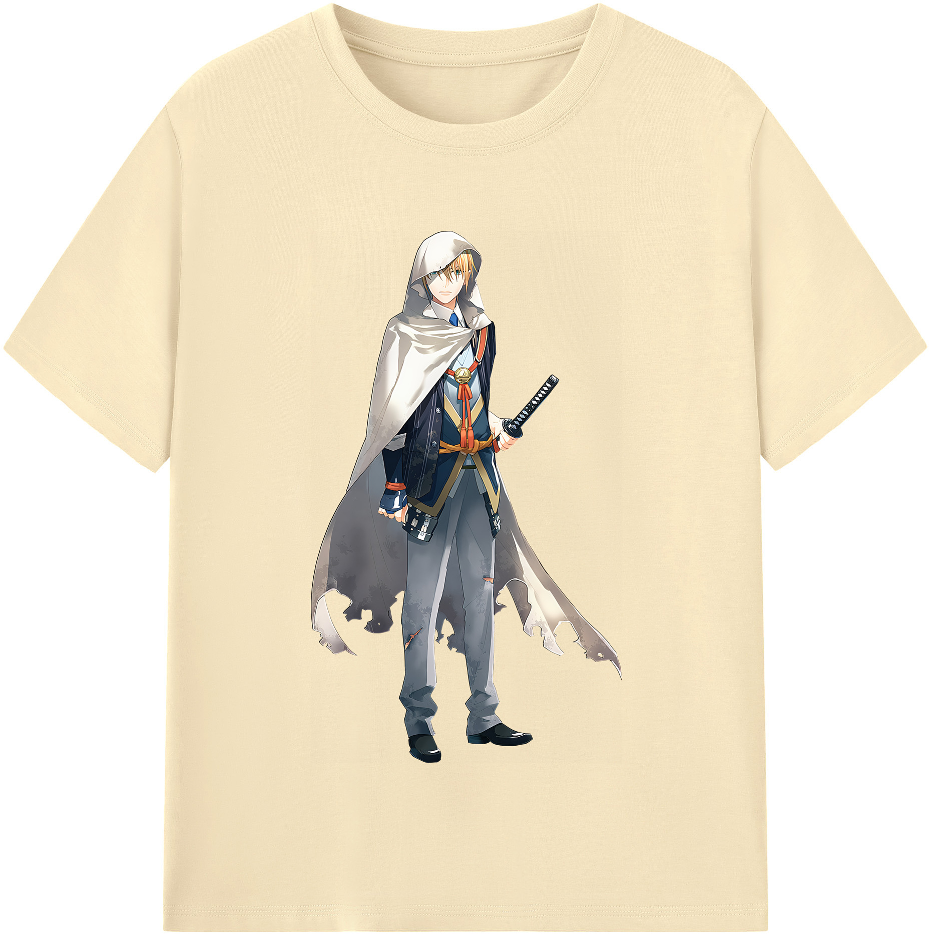 （画像用） 刀剣乱舞 Touken Ranbu 綿100％半袖Tシャツ（フロントプリント）