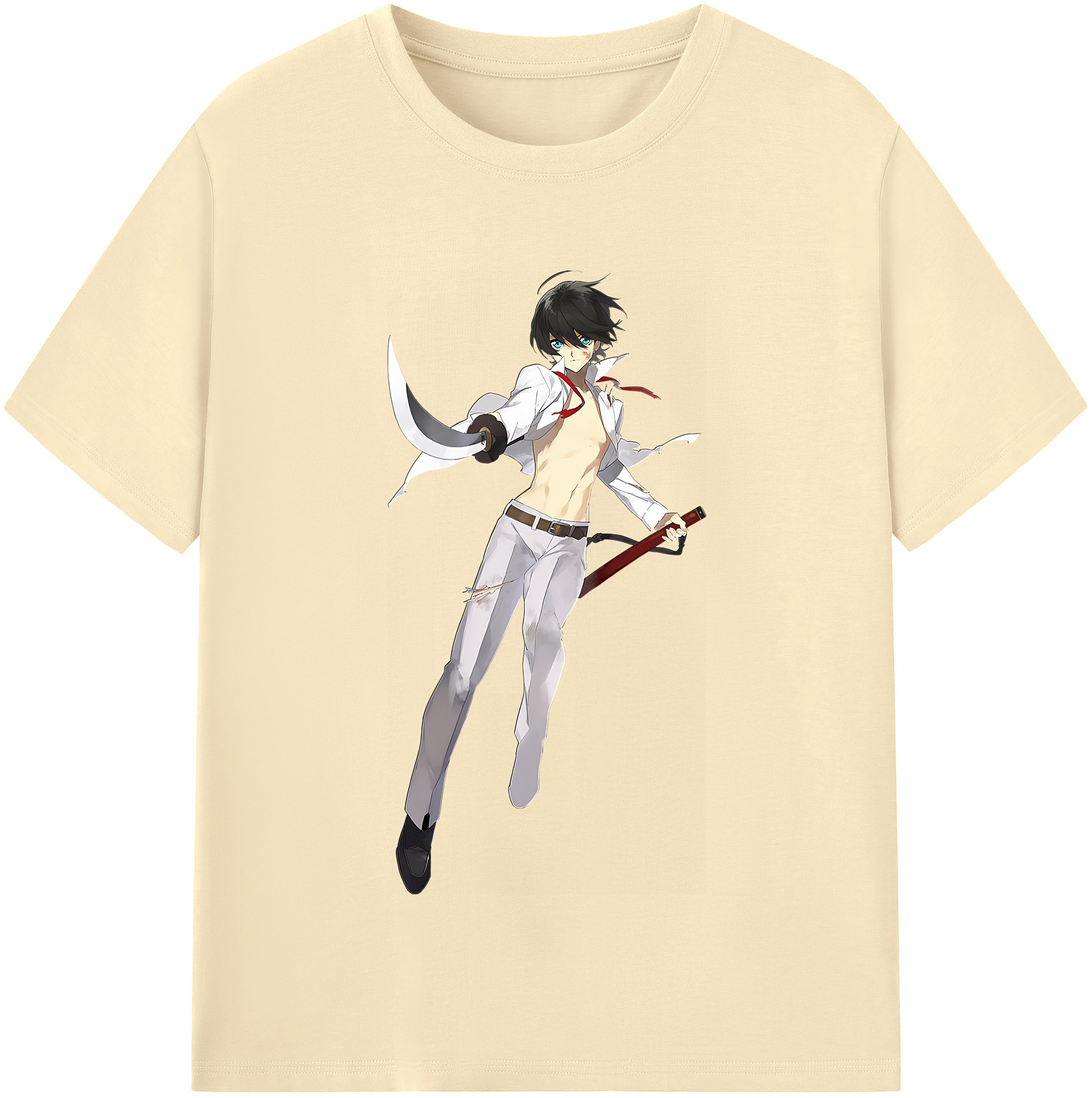 （画像用） 刀剣乱舞 Touken Ranbu 綿100％半袖Tシャツ（フロントプリント）