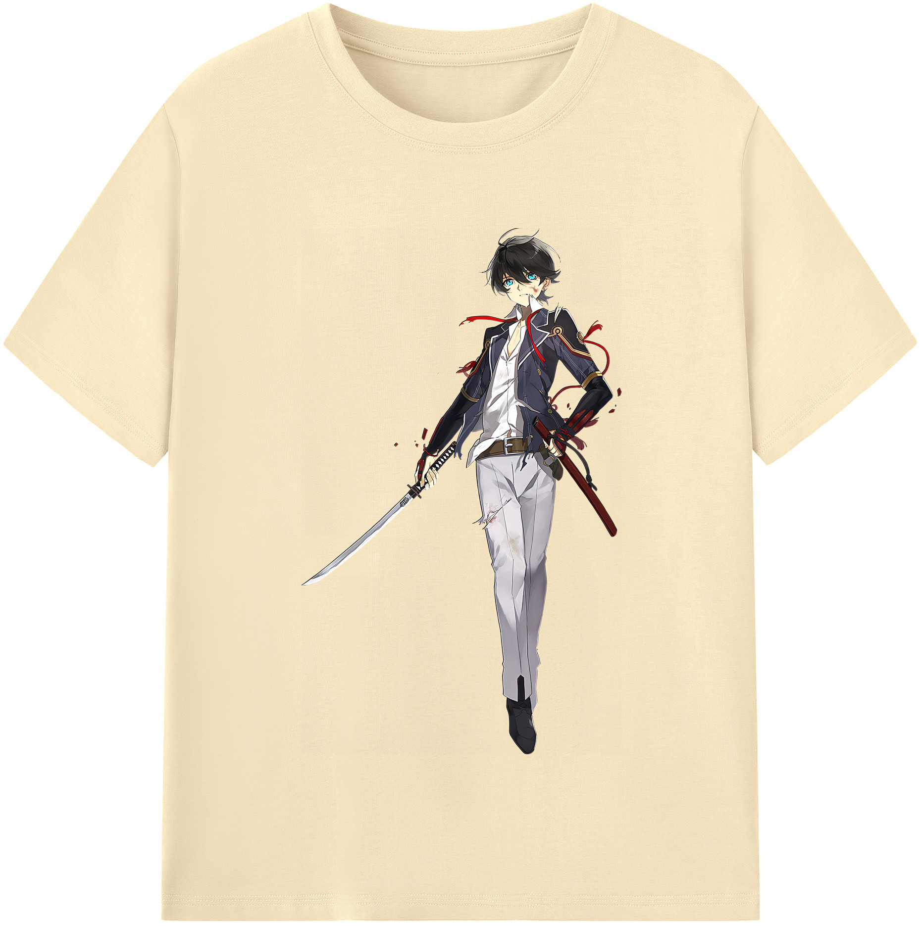 （画像用） 刀剣乱舞 Touken Ranbu 綿100％半袖Tシャツ（フロントプリント）