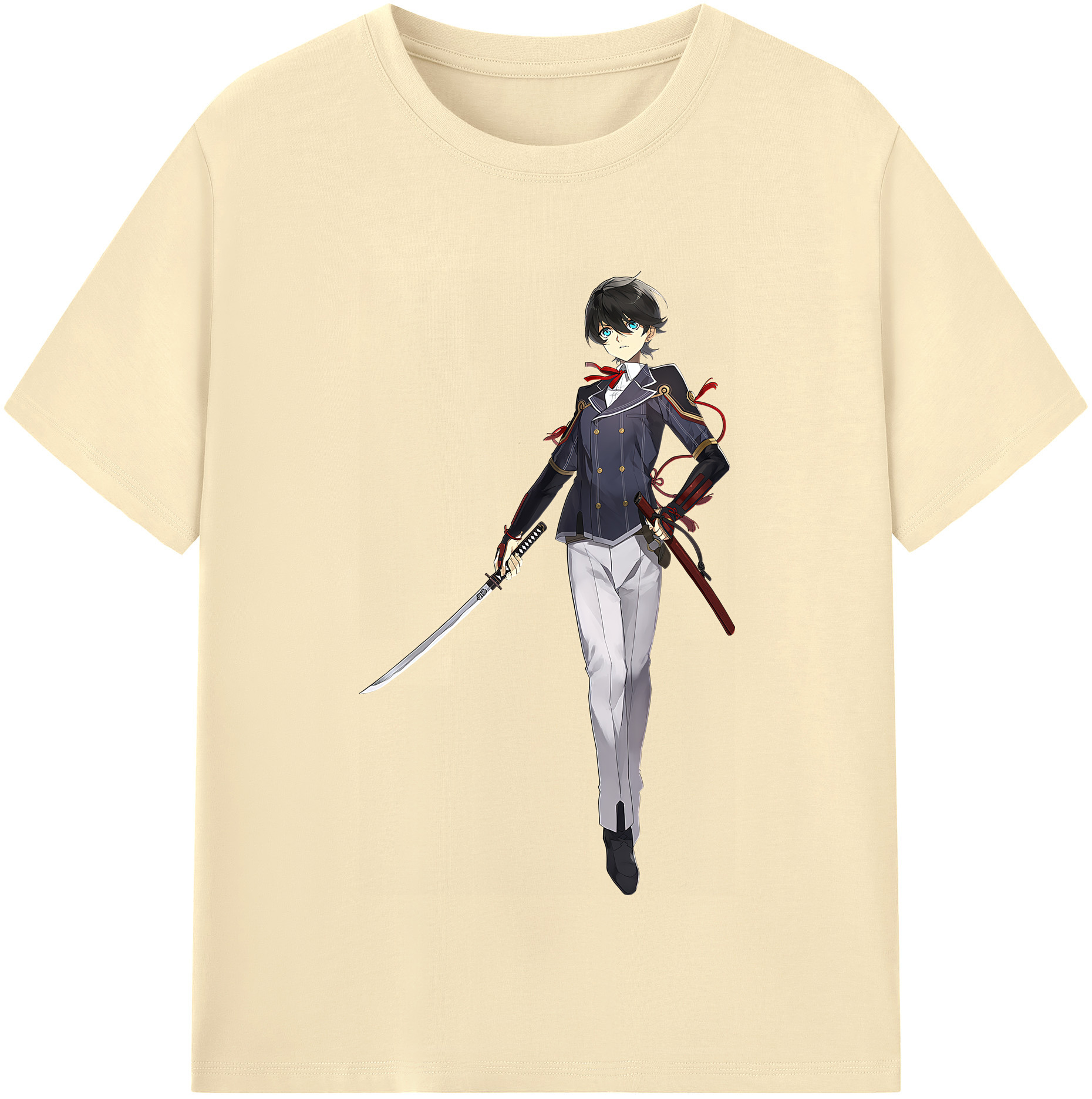 （画像用） 刀剣乱舞 Touken Ranbu 綿100％半袖Tシャツ（フロントプリント）