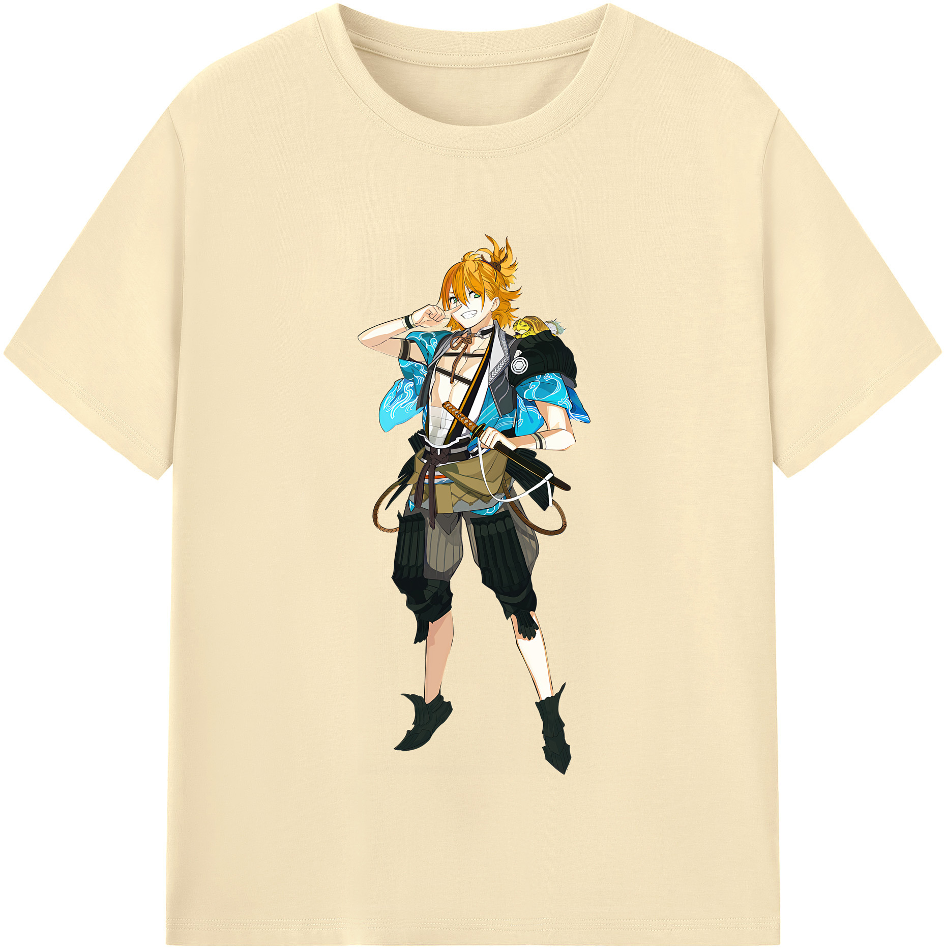 （画像用） 刀剣乱舞 Touken Ranbu 綿100％半袖Tシャツ（フロントプリント）