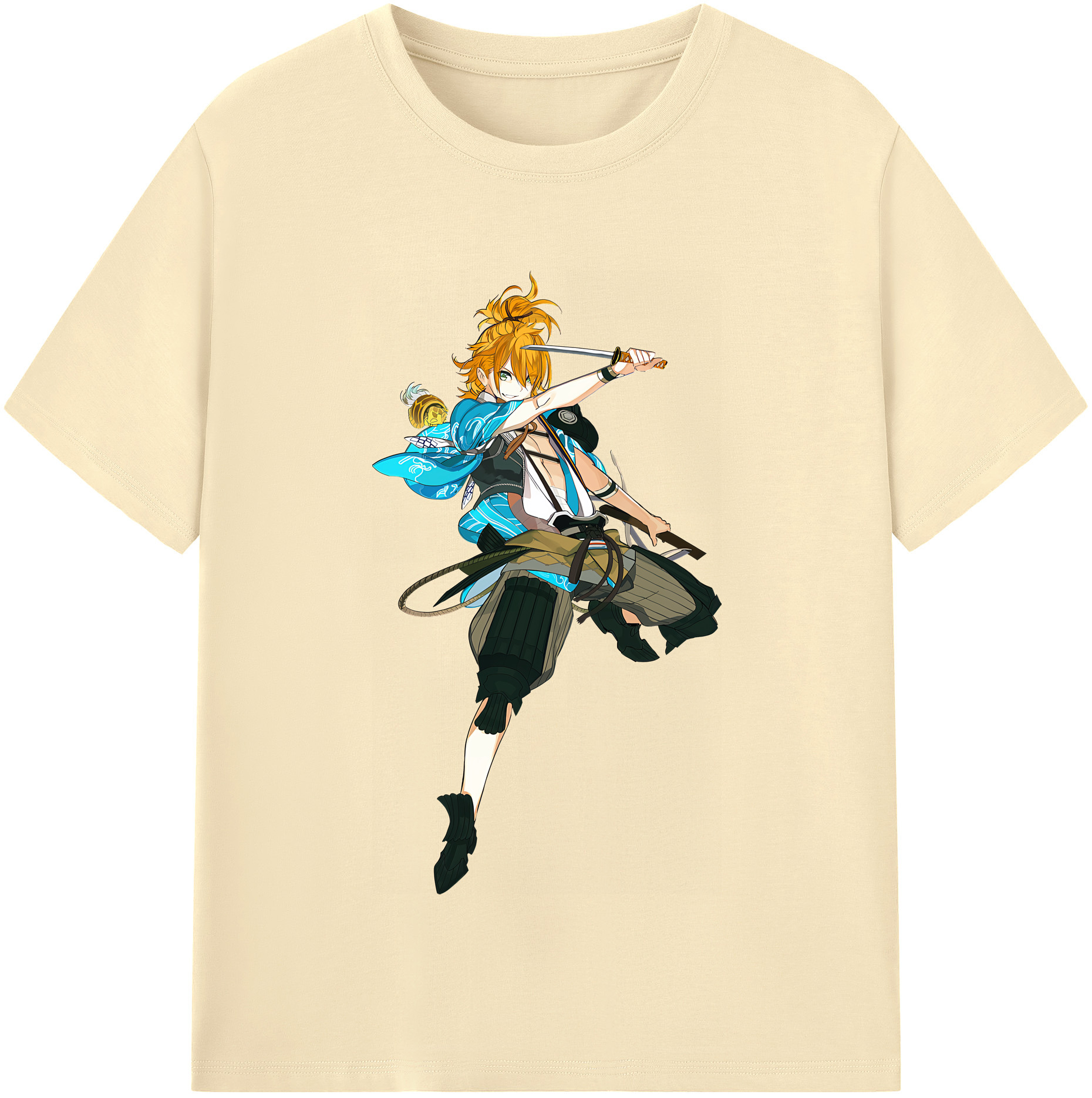 （画像用） 刀剣乱舞 Touken Ranbu 綿100％半袖Tシャツ（フロントプリント）