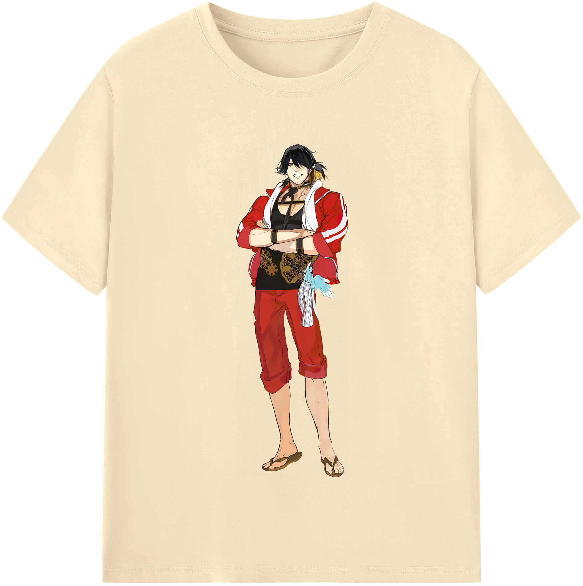 （画像用） 刀剣乱舞 Touken Ranbu 綿100％半袖Tシャツ（フロントプリント）