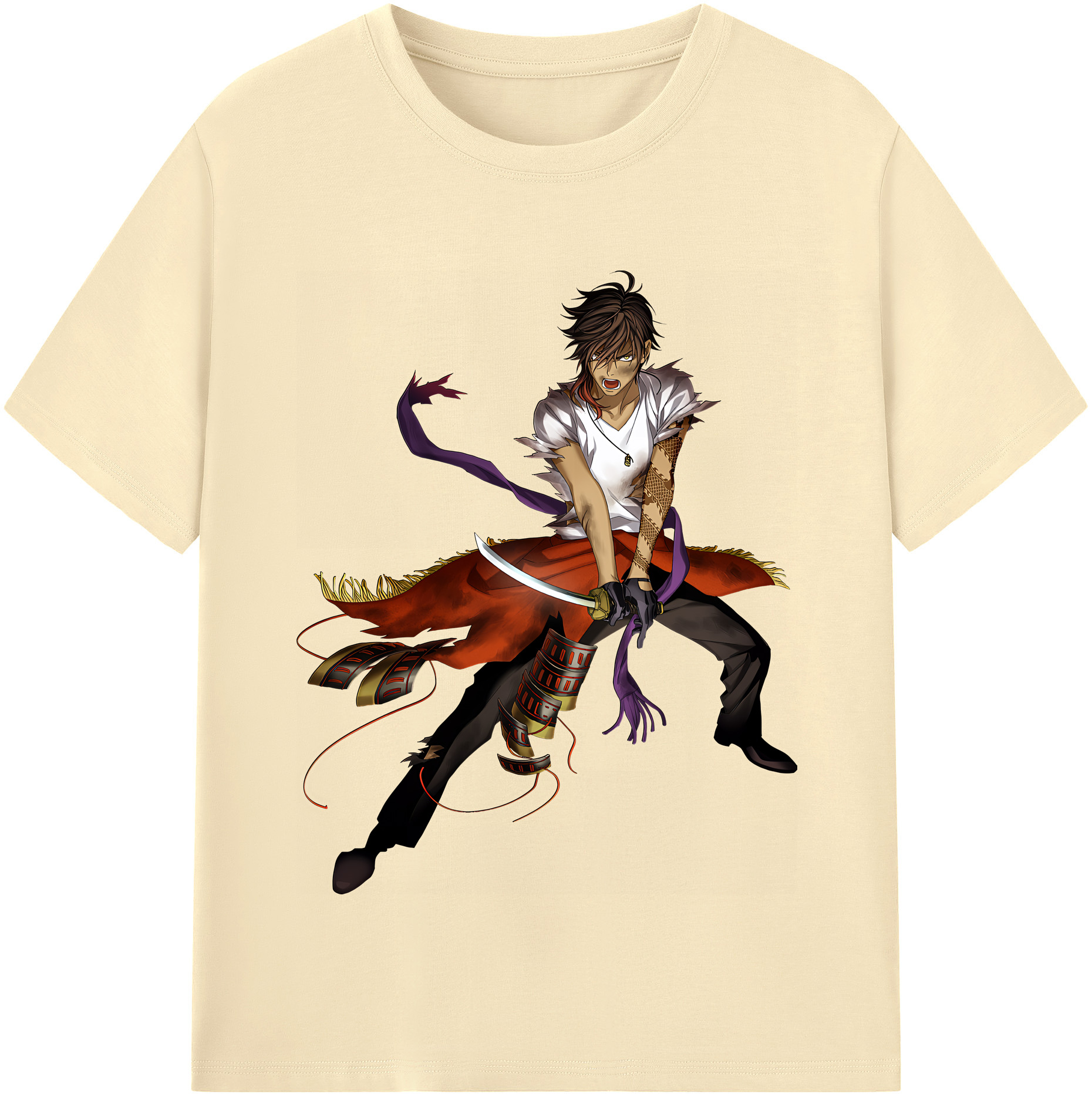 （画像用） 刀剣乱舞 Touken Ranbu 綿100％半袖Tシャツ（フロントプリント）
