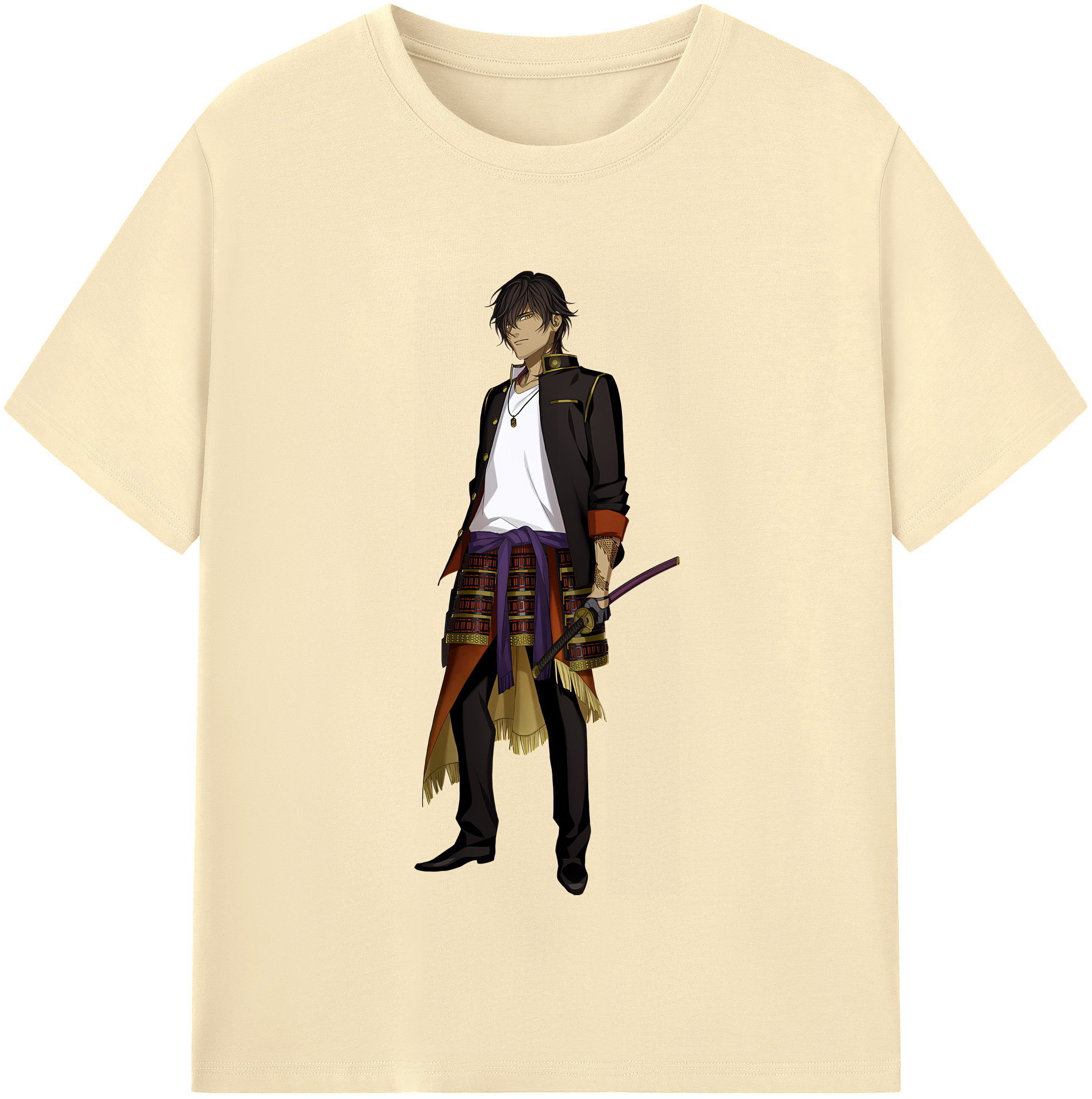 （画像用） 刀剣乱舞 Touken Ranbu 綿100％半袖Tシャツ（フロントプリント）