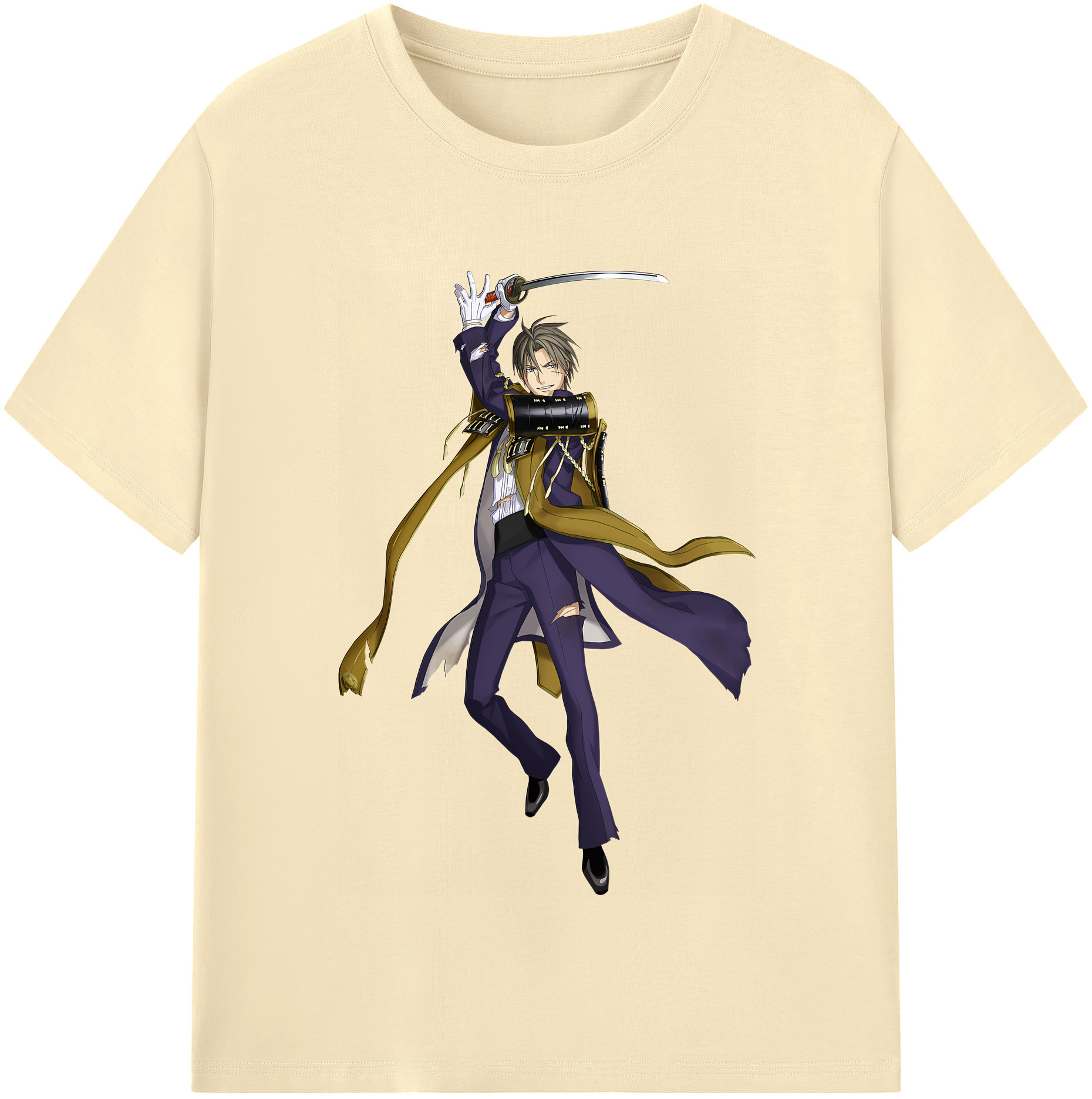 （画像用） 刀剣乱舞 Touken Ranbu 綿100％半袖Tシャツ（フロントプリント）