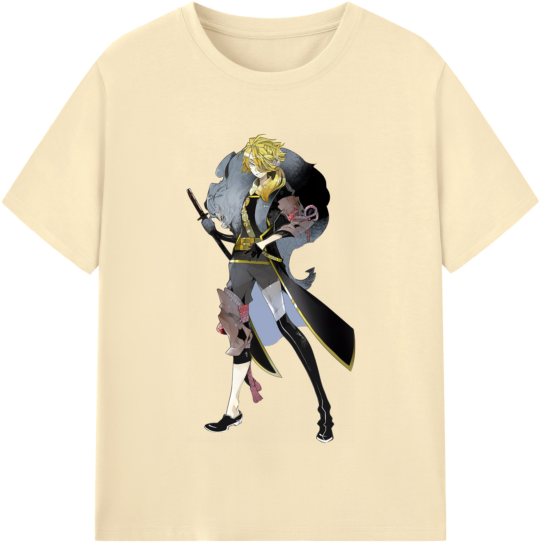 （画像用） 刀剣乱舞 Touken Ranbu 綿100％半袖Tシャツ（フロントプリント）