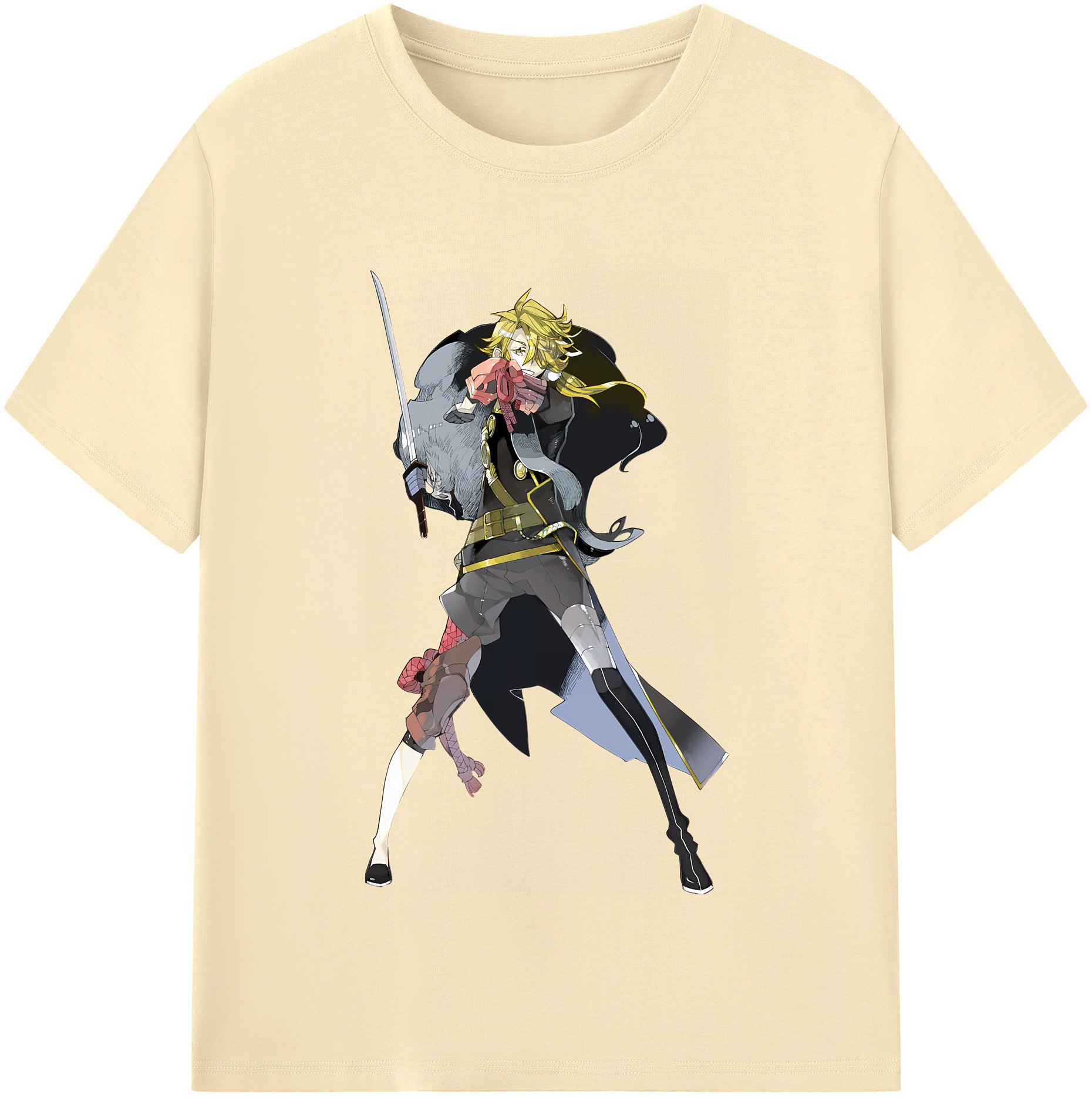 （画像用） 刀剣乱舞 Touken Ranbu 綿100％半袖Tシャツ（フロントプリント）