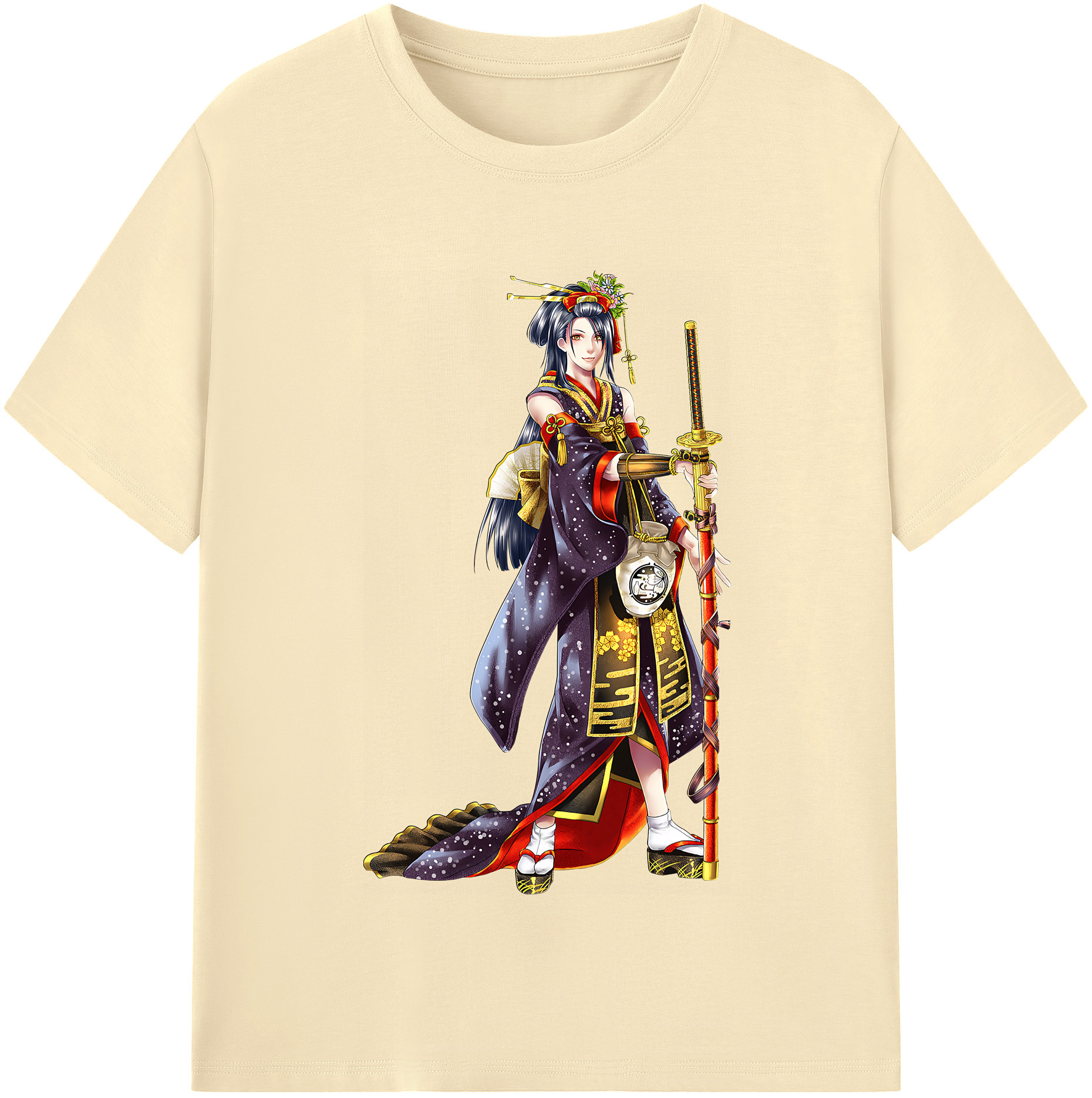 （画像用） 刀剣乱舞 Touken Ranbu 綿100％半袖Tシャツ（フロントプリント）
