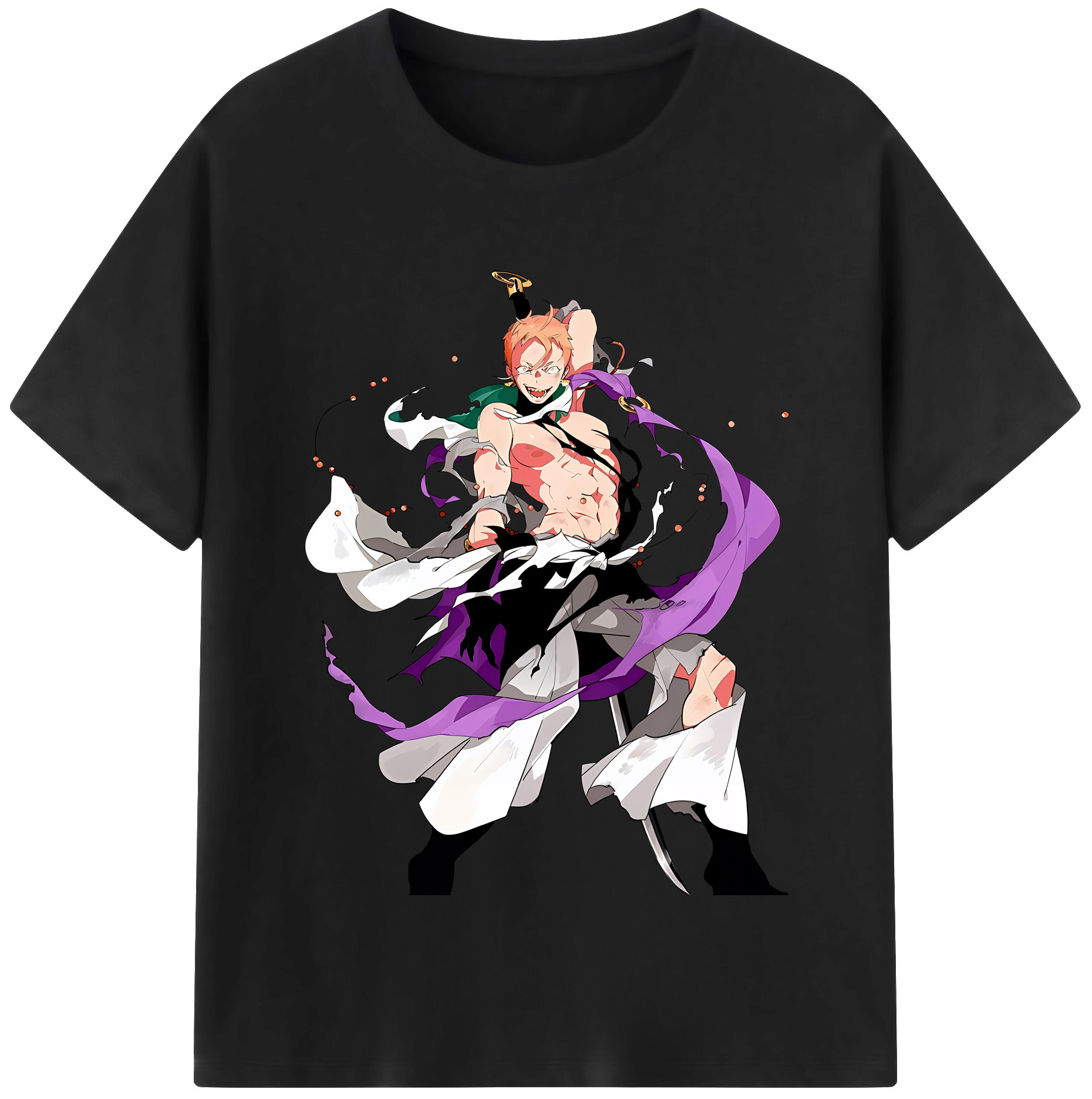 （画像用） 刀剣乱舞 Touken Ranbu 綿100％半袖Tシャツ（フロントプリント）