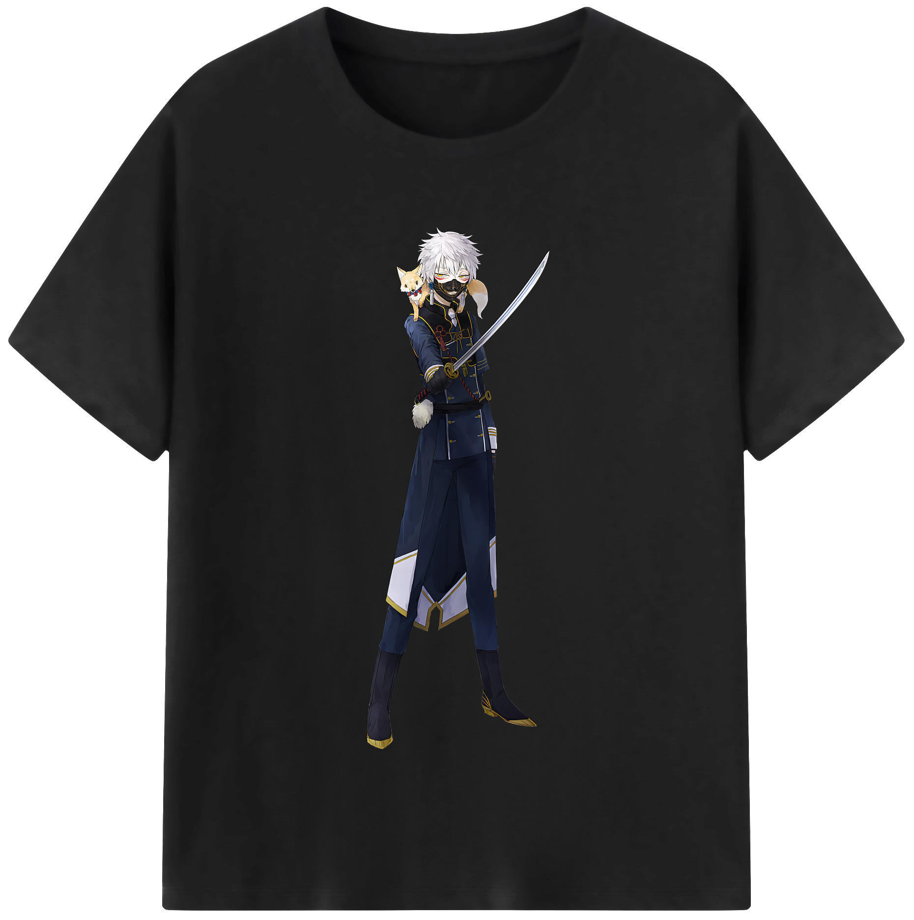 （画像用） 刀剣乱舞 Touken Ranbu 綿100％半袖Tシャツ（フロントプリント）