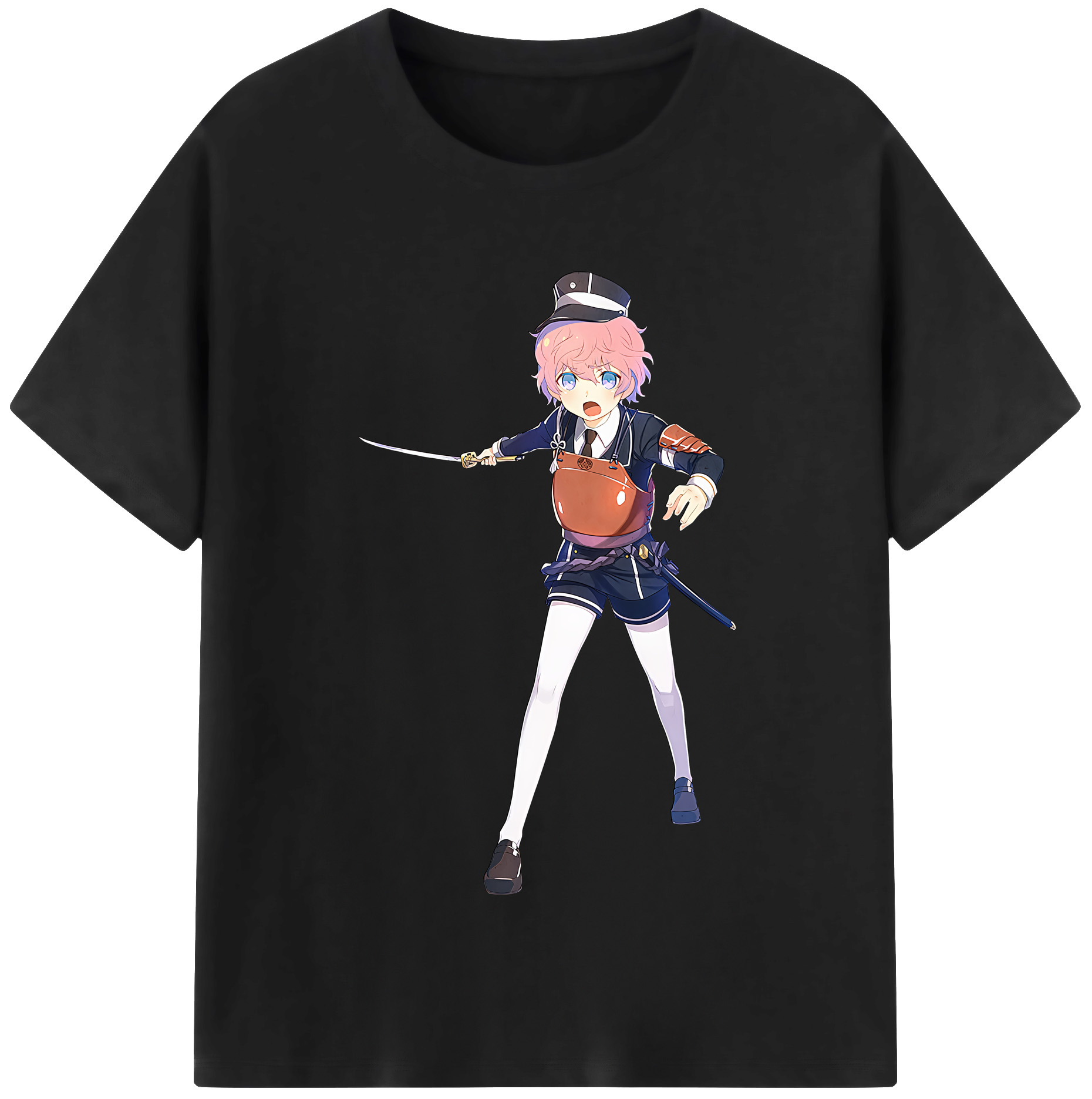 （画像用） 刀剣乱舞 Touken Ranbu 綿100％半袖Tシャツ（フロントプリント）