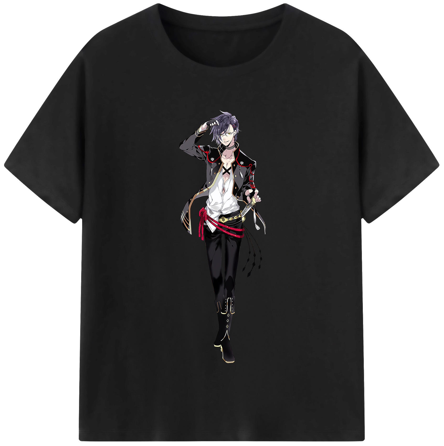 （画像用） 刀剣乱舞 Touken Ranbu 綿100％半袖Tシャツ（フロントプリント）