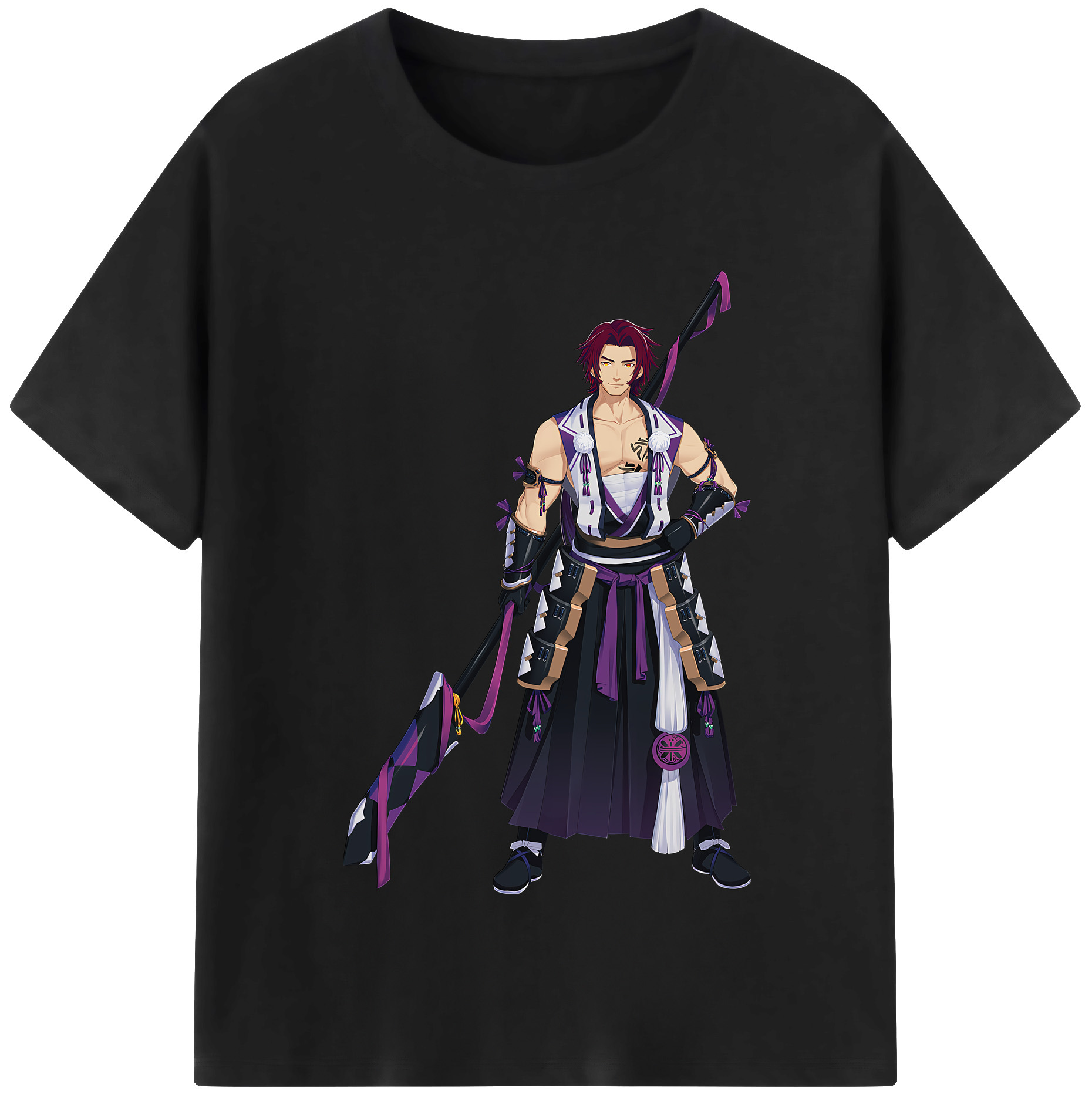 （画像用） 刀剣乱舞 Touken Ranbu 綿100％半袖Tシャツ（フロントプリント）