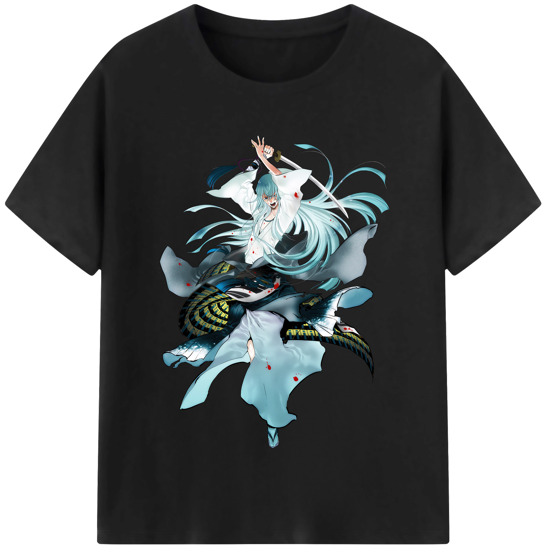 （画像用） 刀剣乱舞 Touken Ranbu 綿100％半袖Tシャツ（フロントプリント）