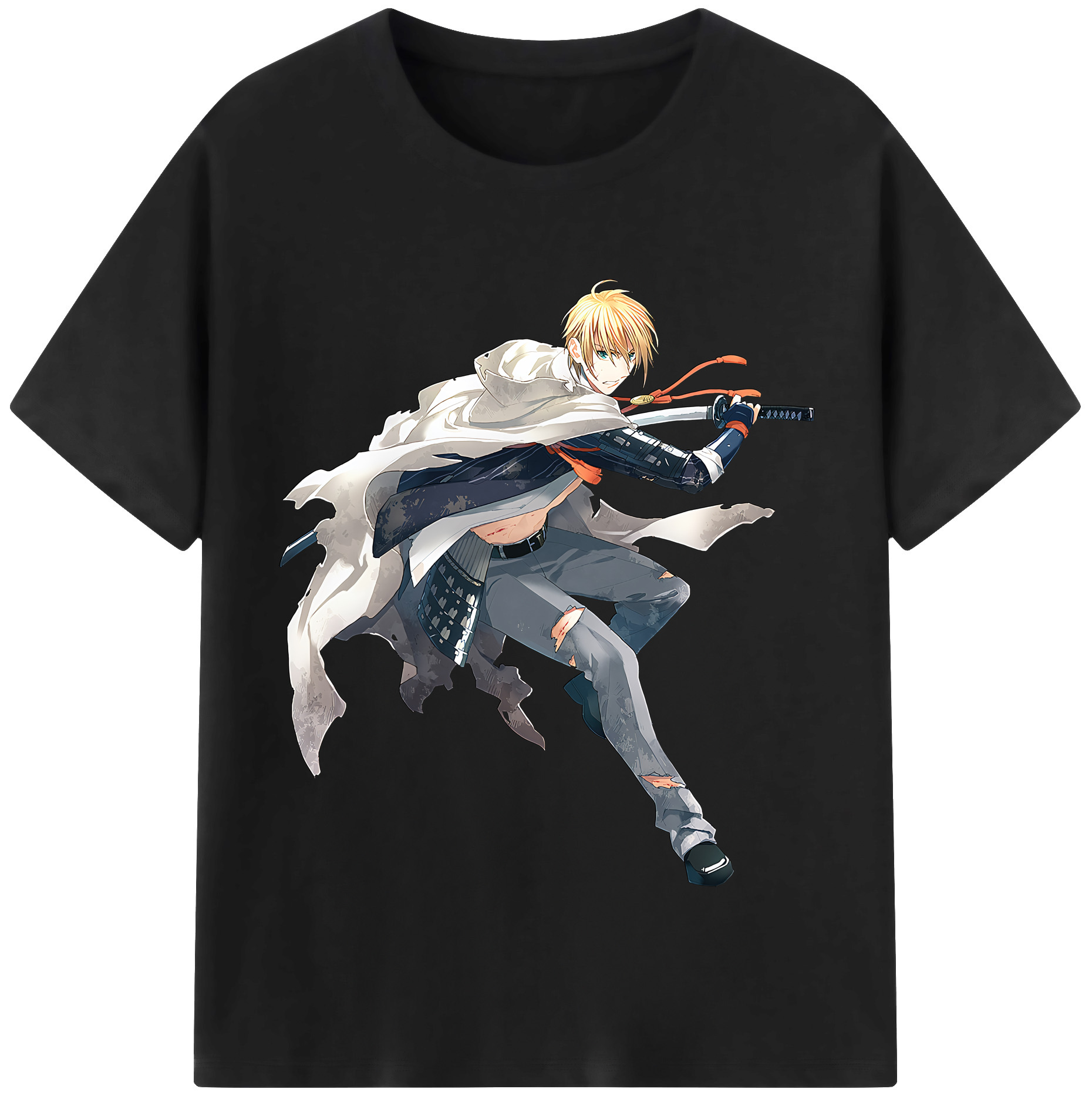 （画像用） 刀剣乱舞 Touken Ranbu 綿100％半袖Tシャツ（フロントプリント）