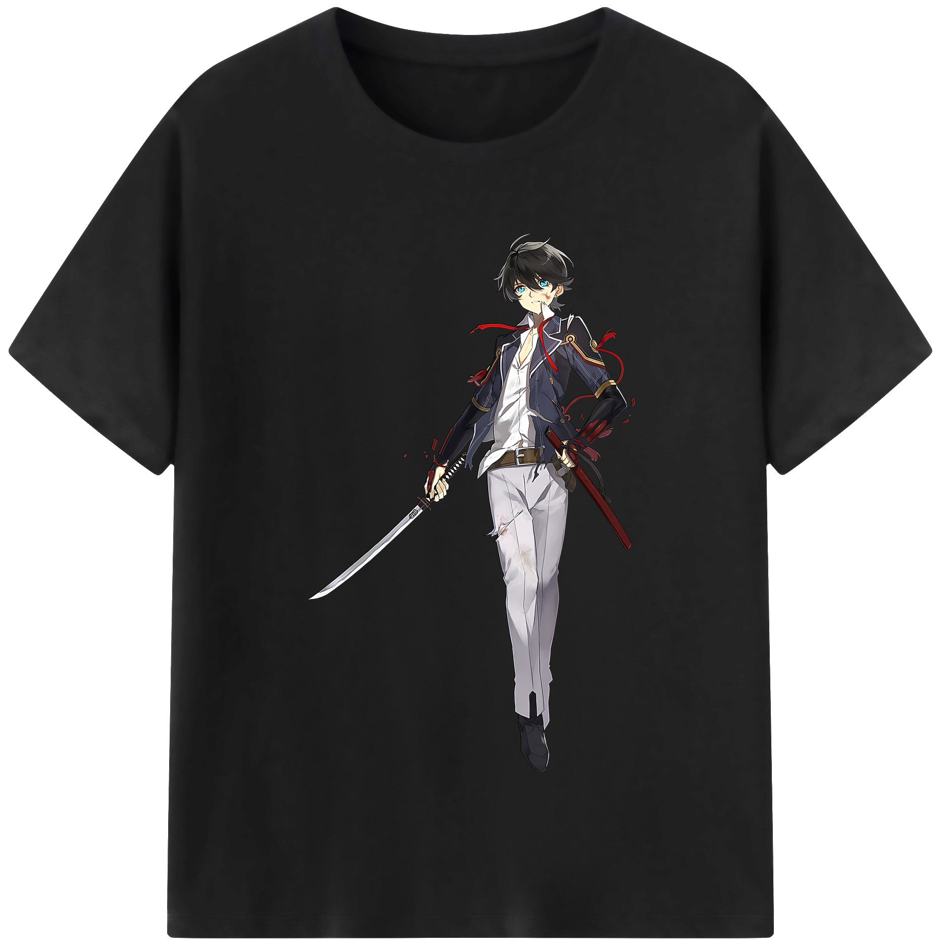 （画像用） 刀剣乱舞 Touken Ranbu 綿100％半袖Tシャツ（フロントプリント）