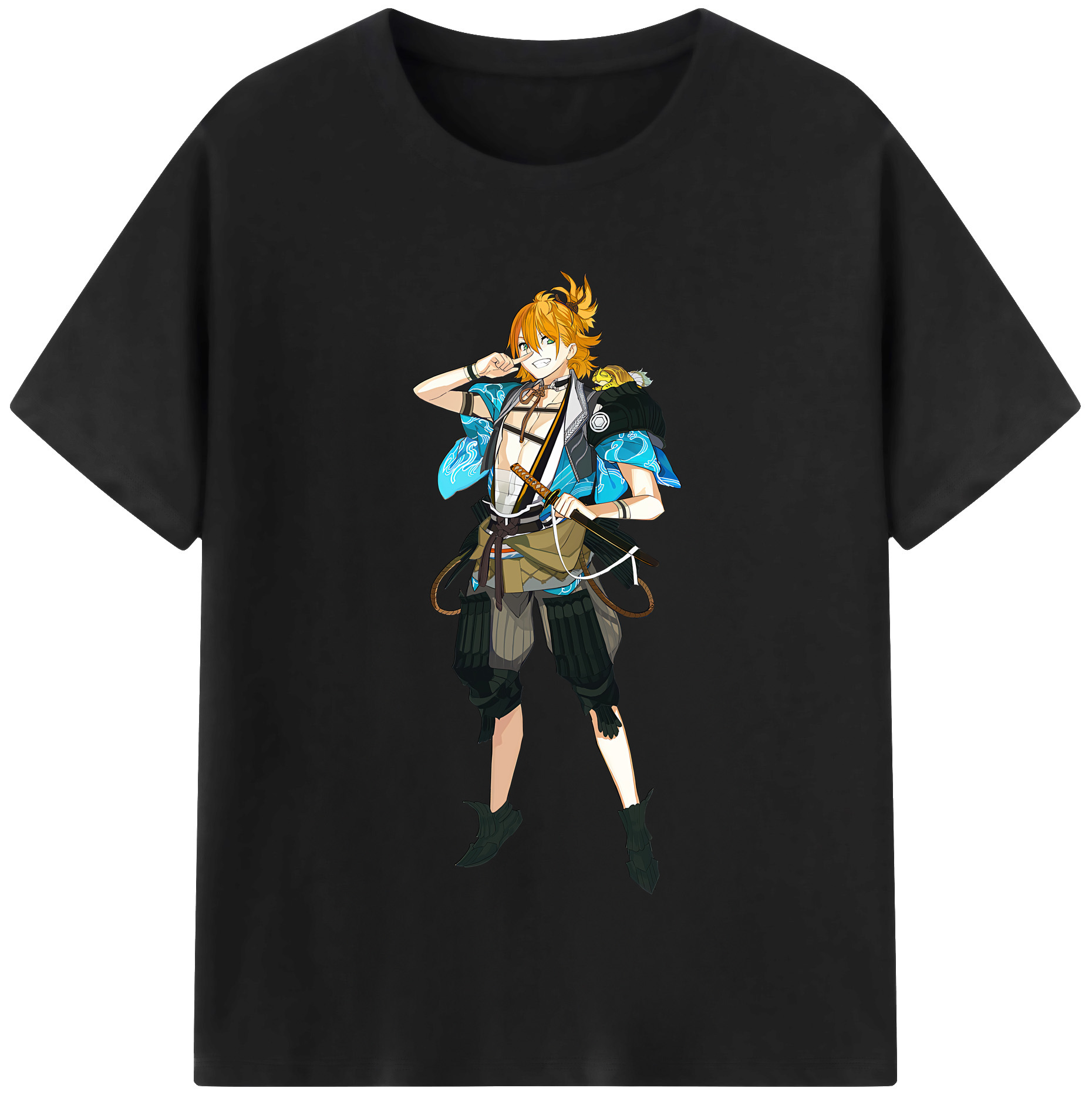 （画像用） 刀剣乱舞 Touken Ranbu 綿100％半袖Tシャツ（フロントプリント）