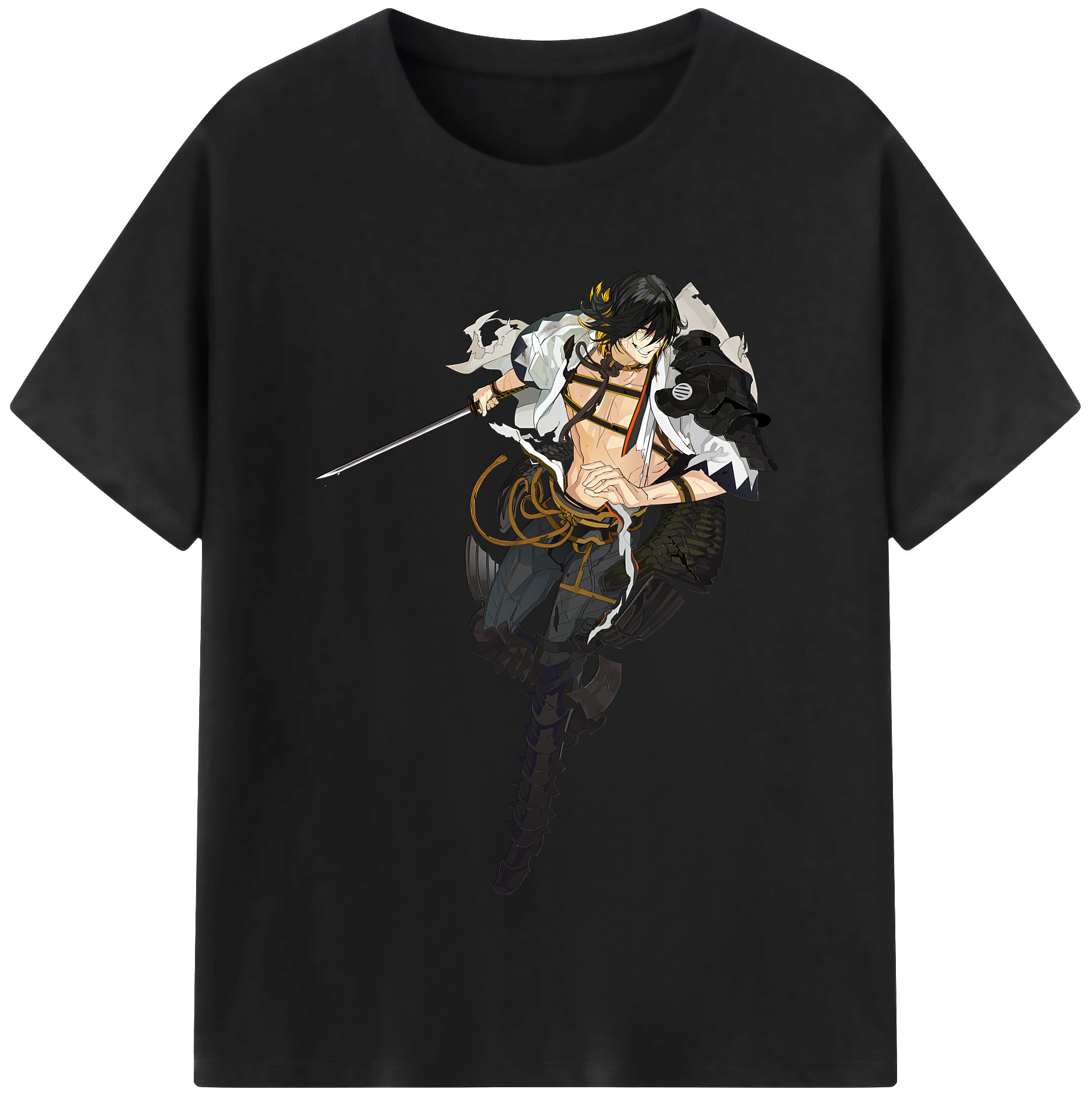 （画像用） 刀剣乱舞 Touken Ranbu 綿100％半袖Tシャツ（フロントプリント）