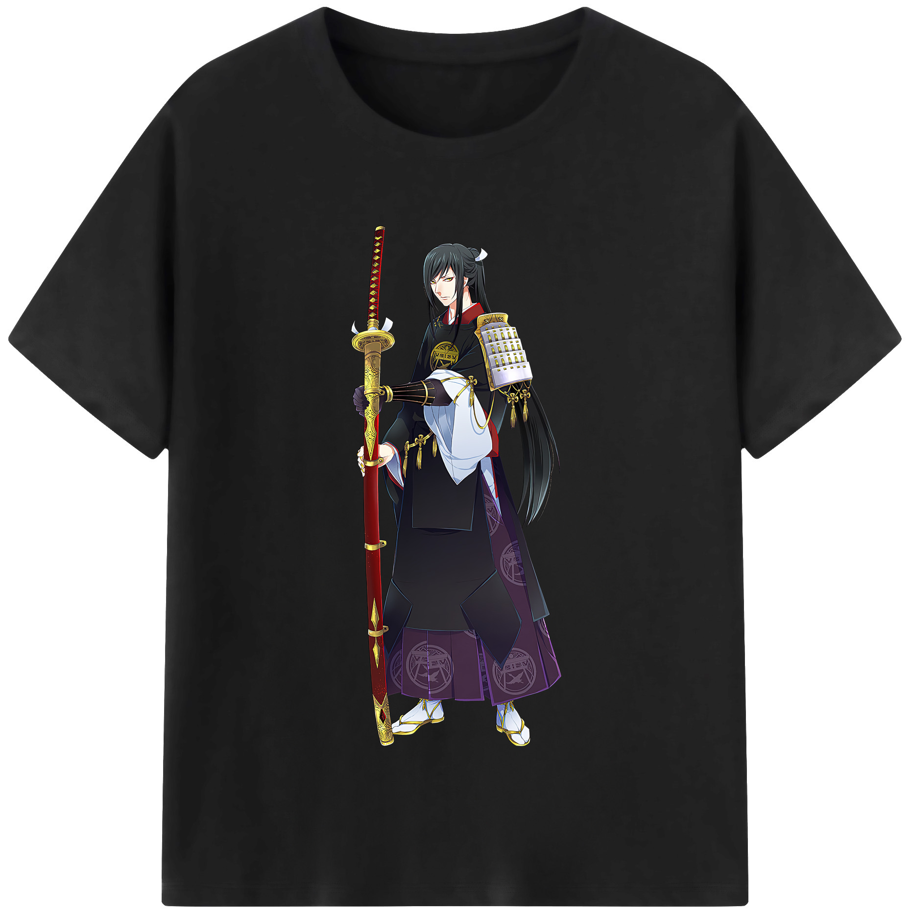 （画像用） 刀剣乱舞 Touken Ranbu 綿100％半袖Tシャツ（フロントプリント）