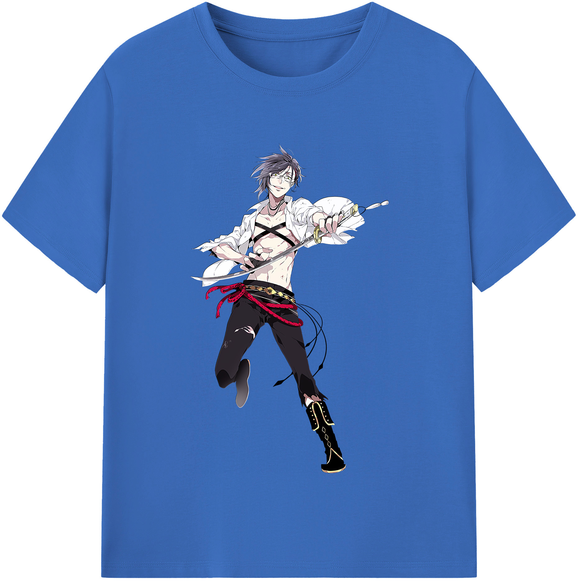 （画像用） 刀剣乱舞 Touken Ranbu 綿100％半袖Tシャツ（フロントプリント）