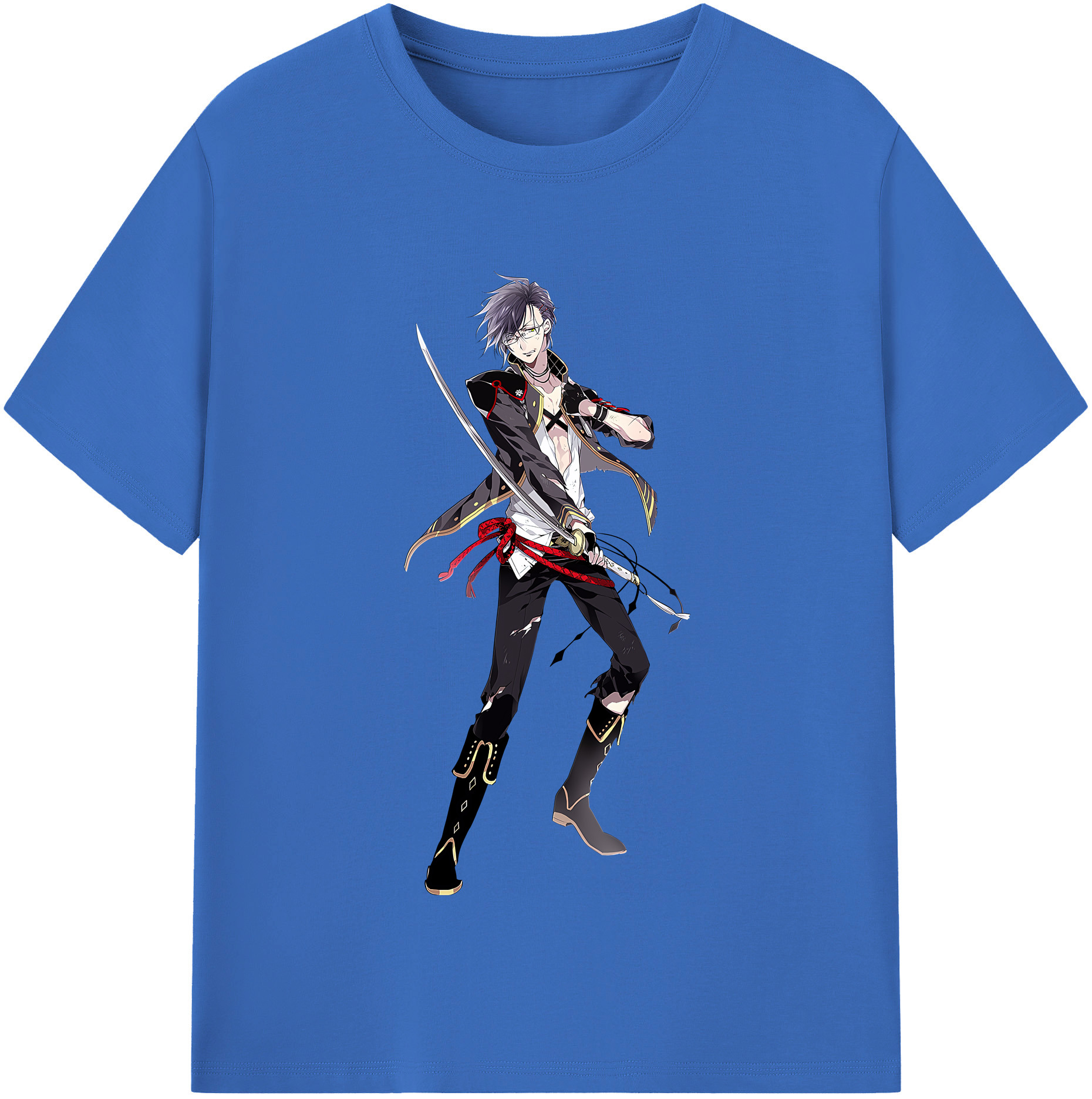 （画像用） 刀剣乱舞 Touken Ranbu 綿100％半袖Tシャツ（フロントプリント）