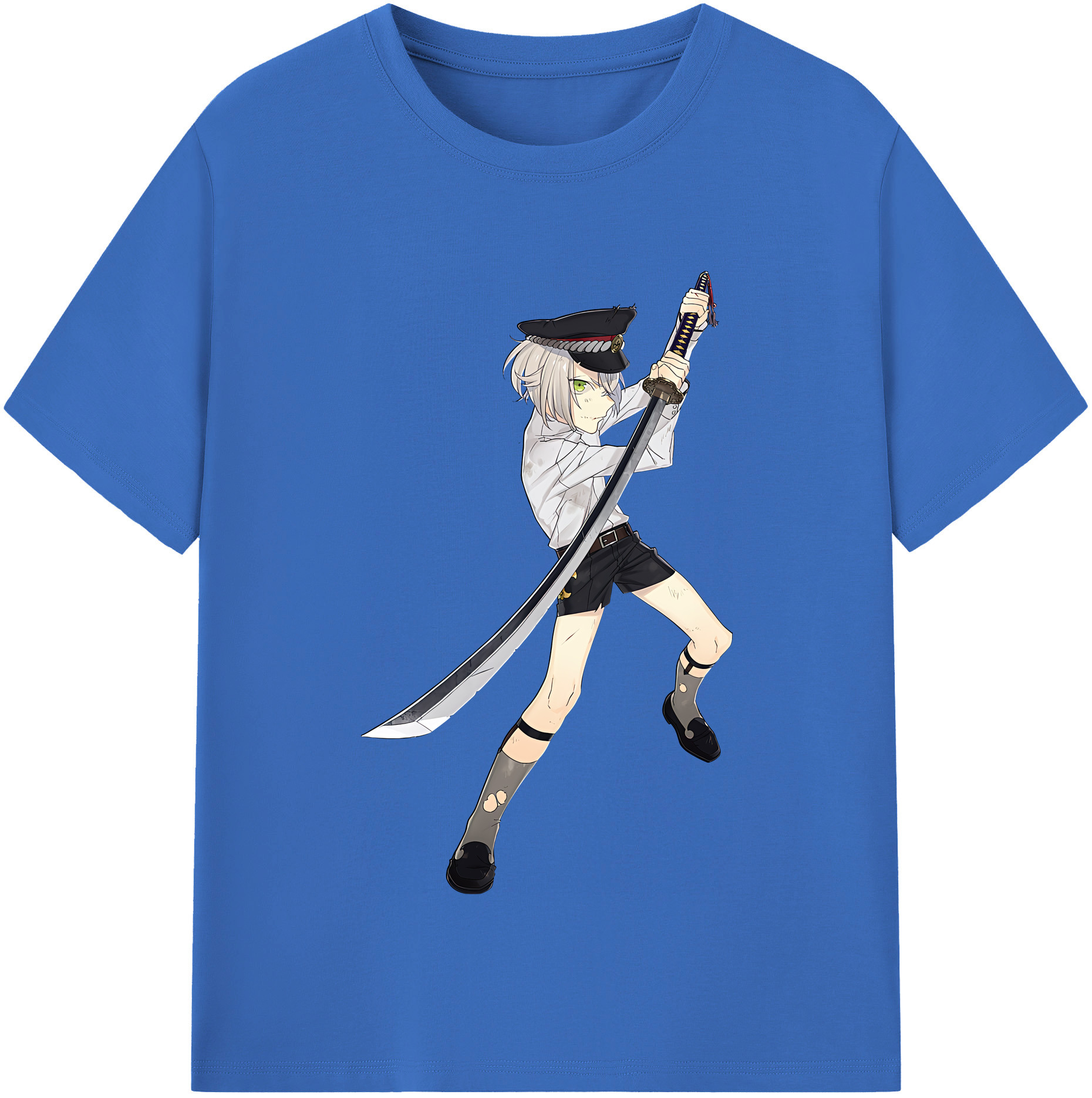 （画像用） 刀剣乱舞 Touken Ranbu 綿100％半袖Tシャツ（フロントプリント）