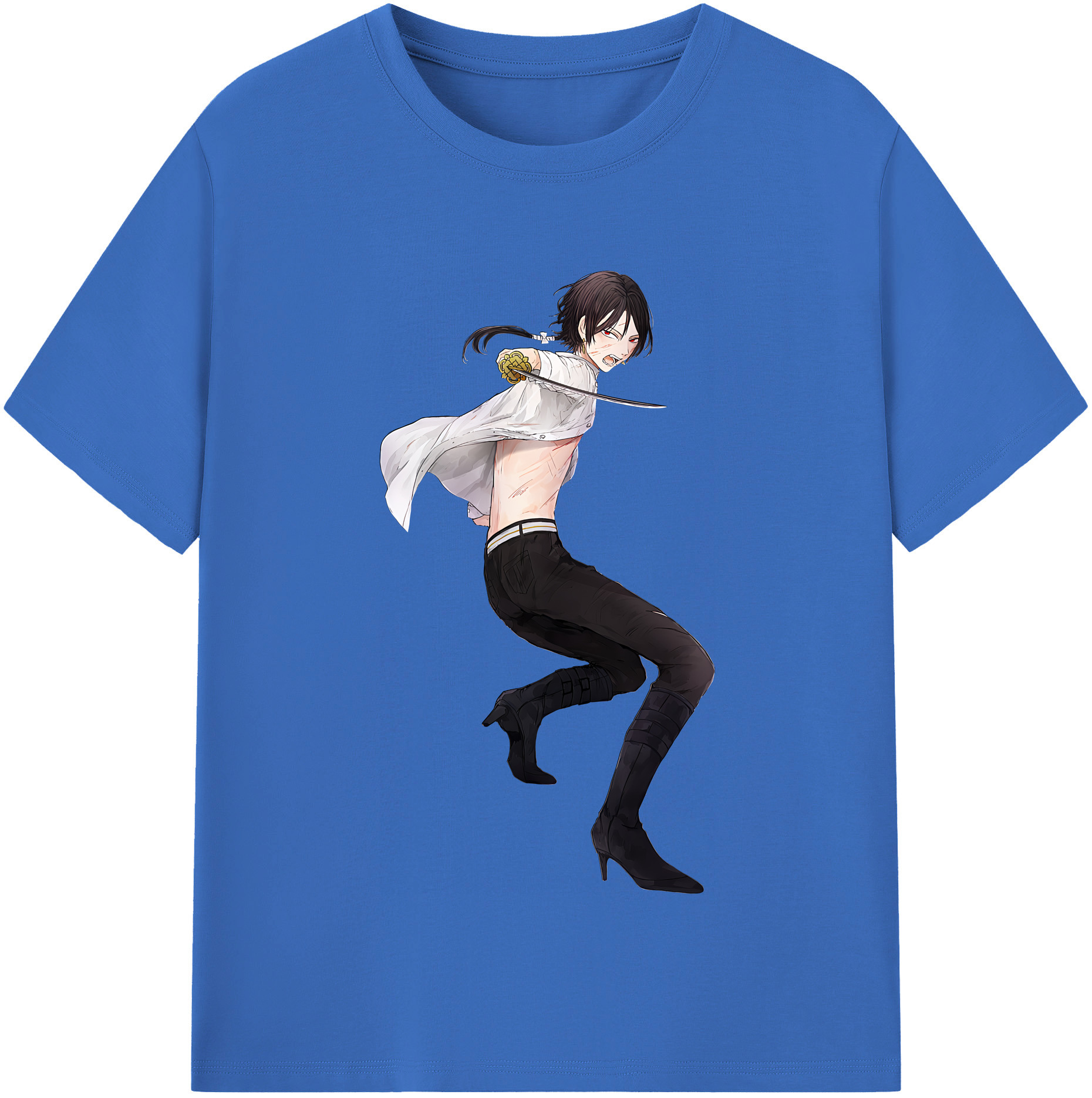 （画像用） 刀剣乱舞 Touken Ranbu 綿100％半袖Tシャツ（フロントプリント）