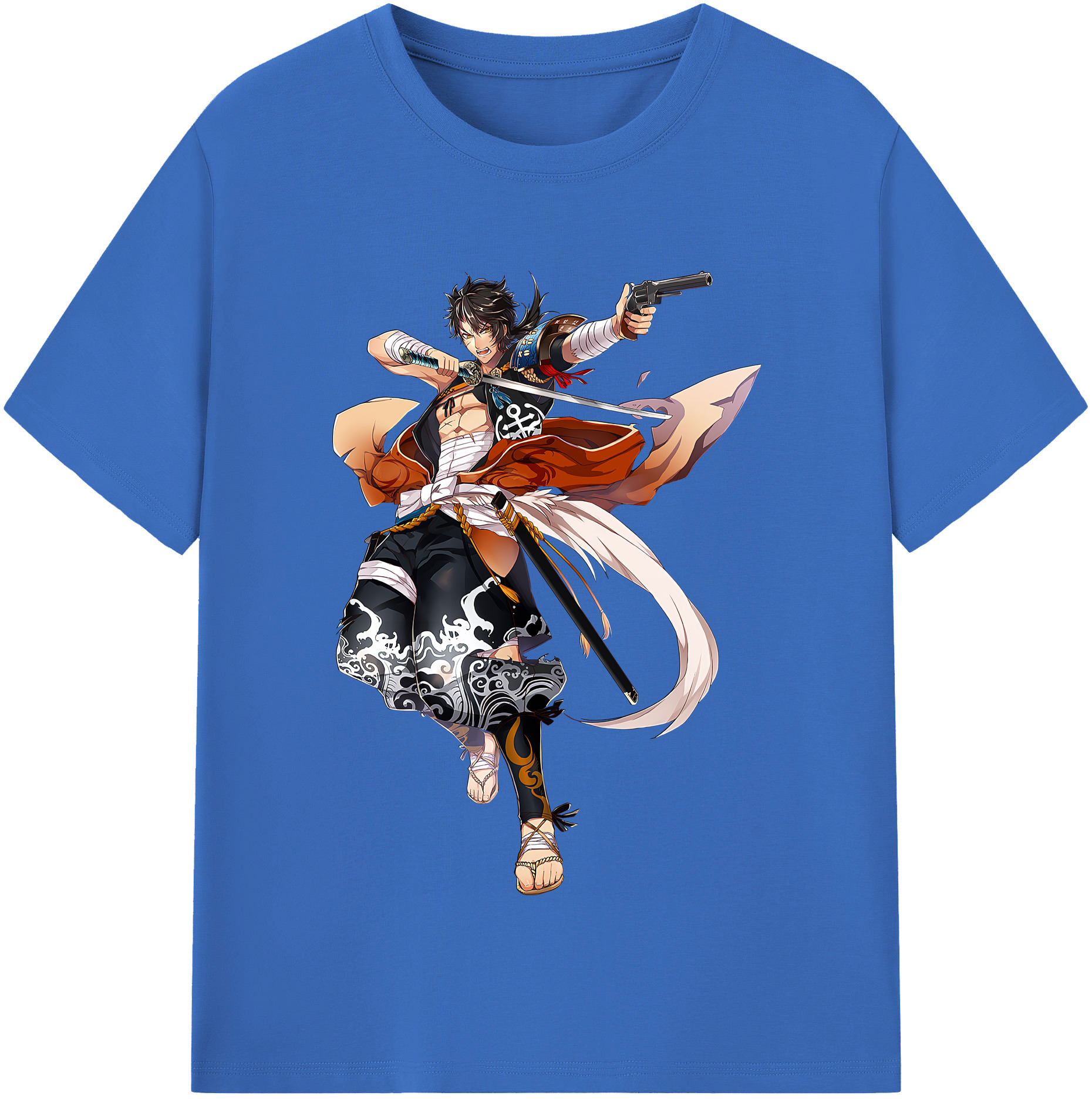 （画像用） 刀剣乱舞 Touken Ranbu 綿100％半袖Tシャツ（フロントプリント）