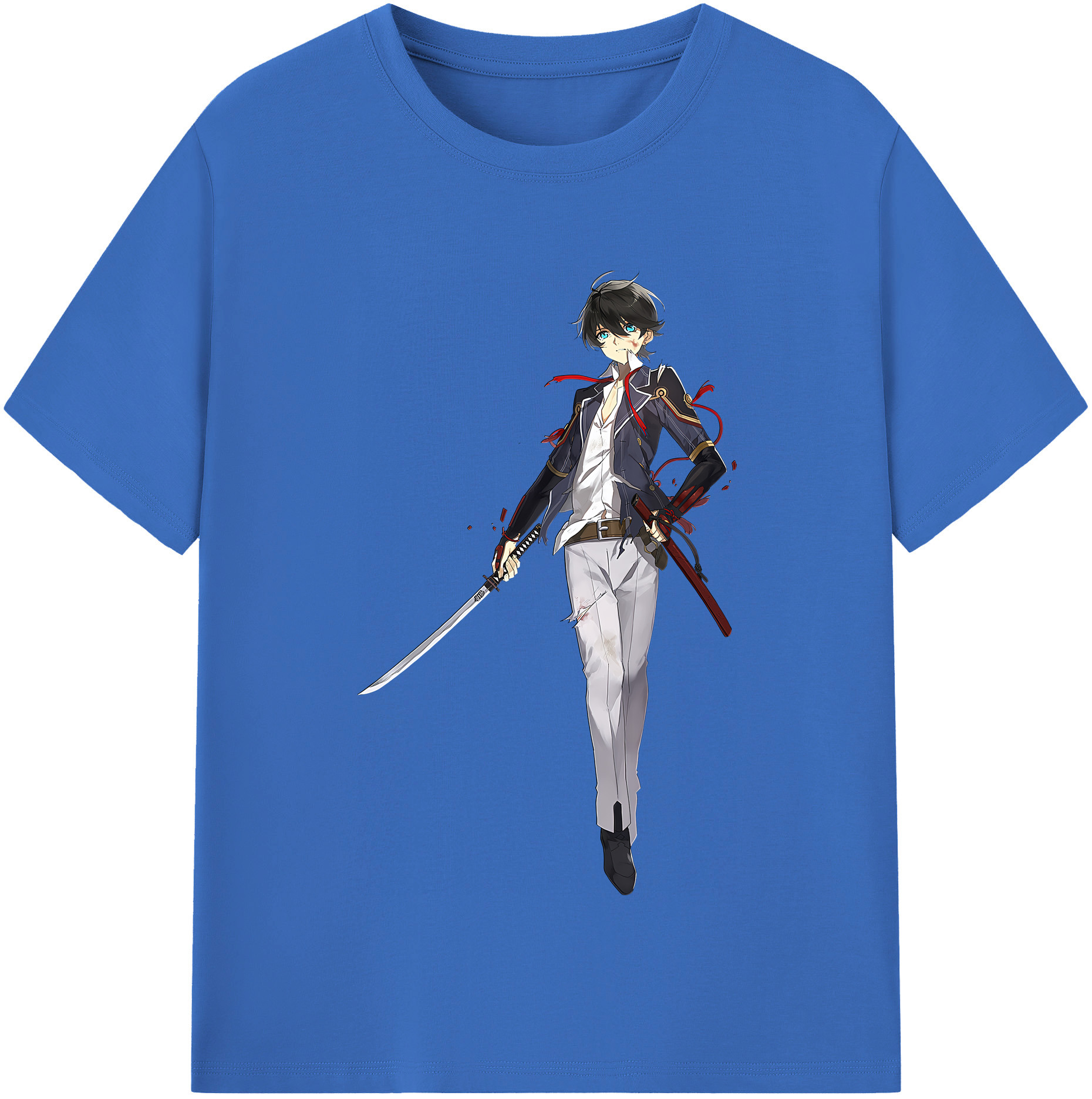 （画像用） 刀剣乱舞 Touken Ranbu 綿100％半袖Tシャツ（フロントプリント）