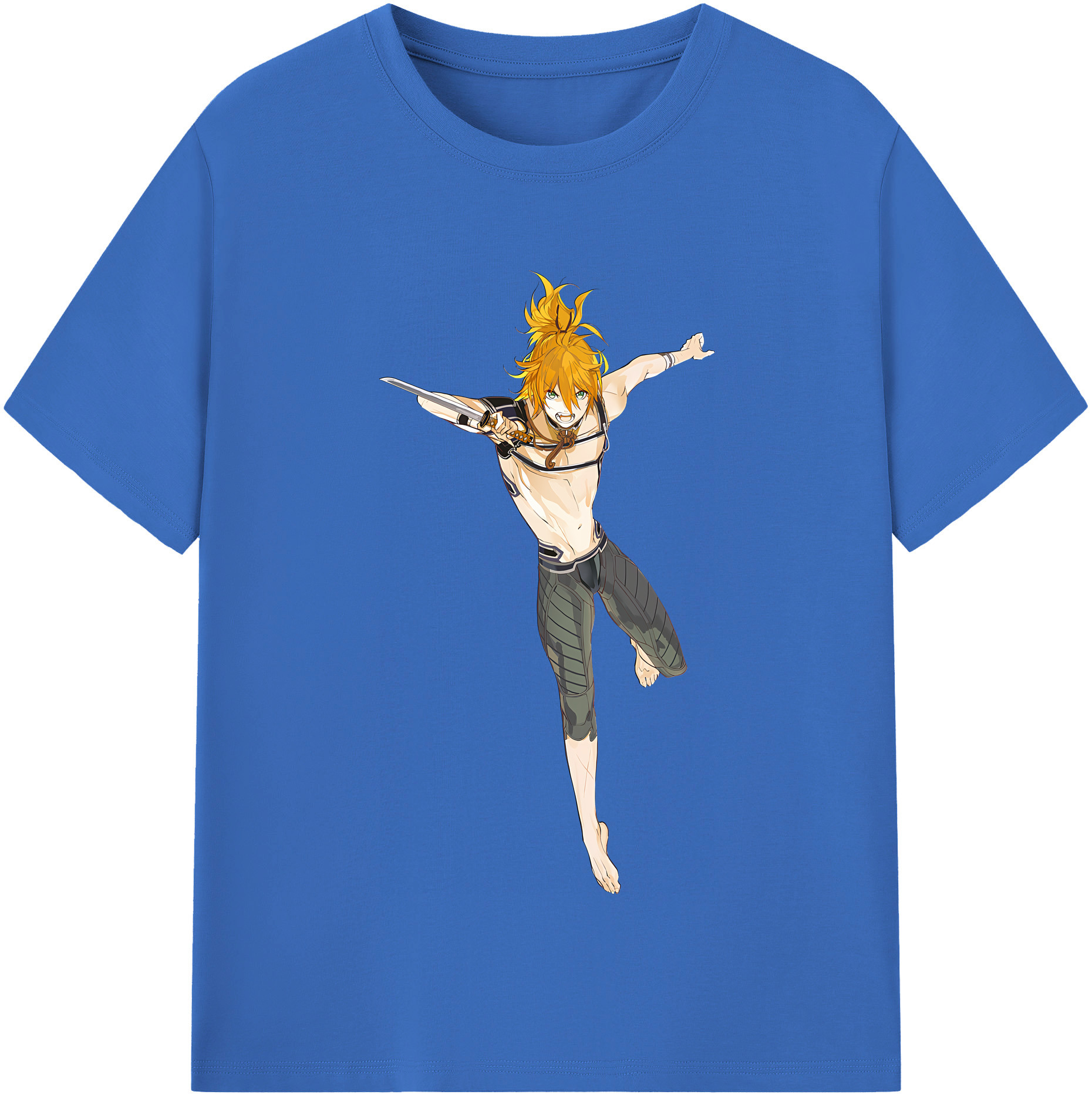 （画像用） 刀剣乱舞 Touken Ranbu 綿100％半袖Tシャツ（フロントプリント）