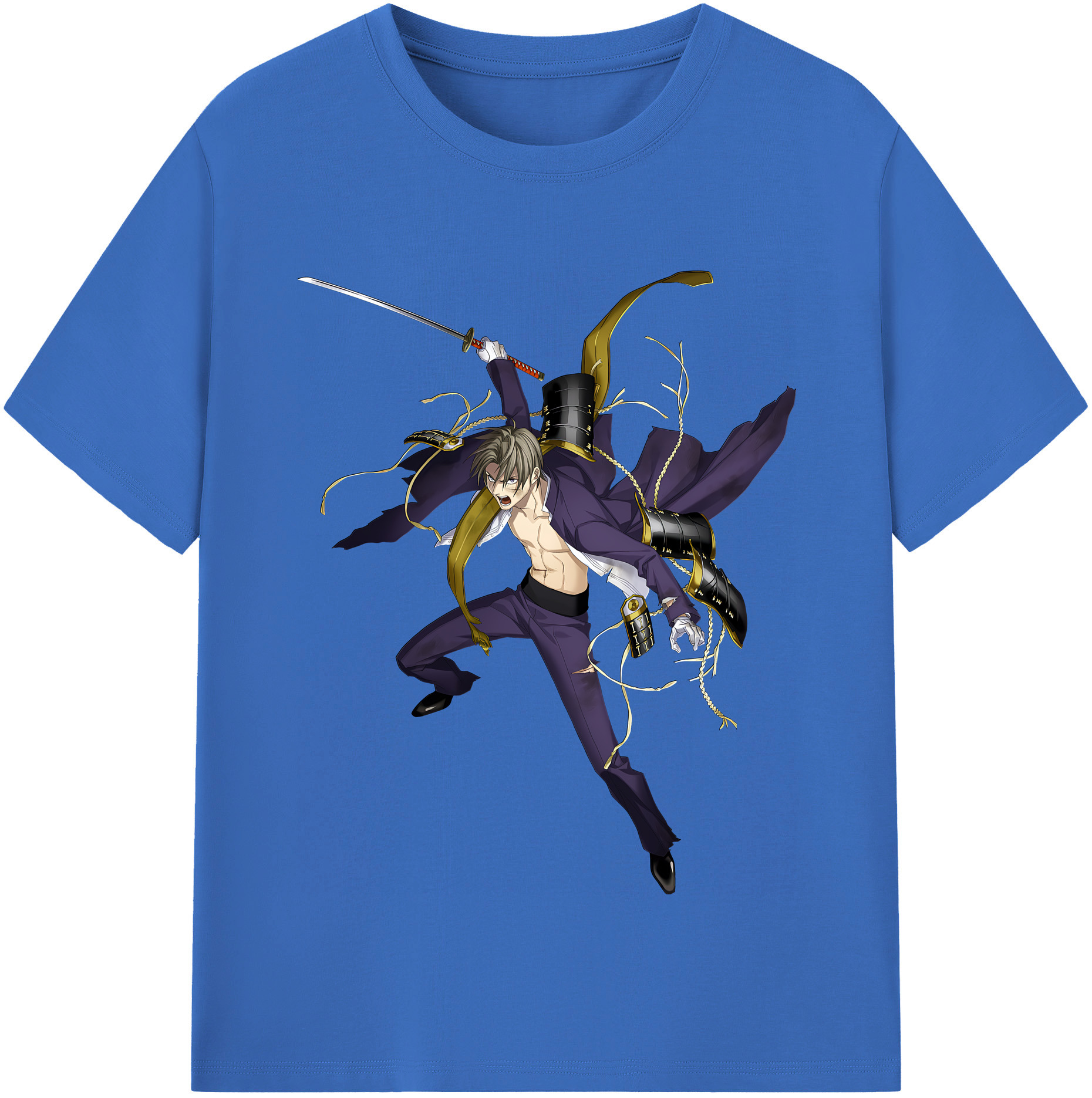 （画像用） 刀剣乱舞 Touken Ranbu 綿100％半袖Tシャツ（フロントプリント）