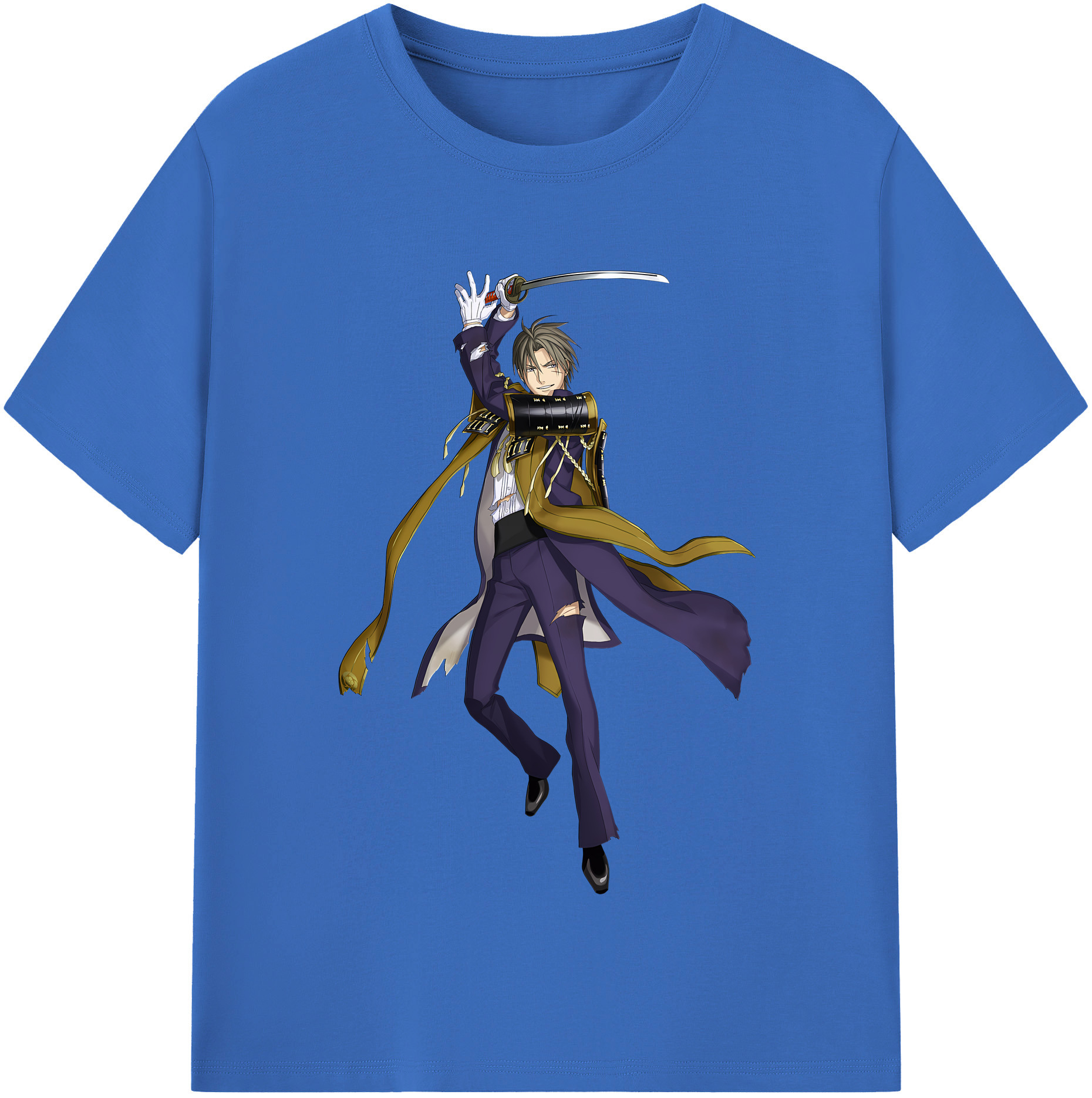 （画像用） 刀剣乱舞 Touken Ranbu 綿100％半袖Tシャツ（フロントプリント）