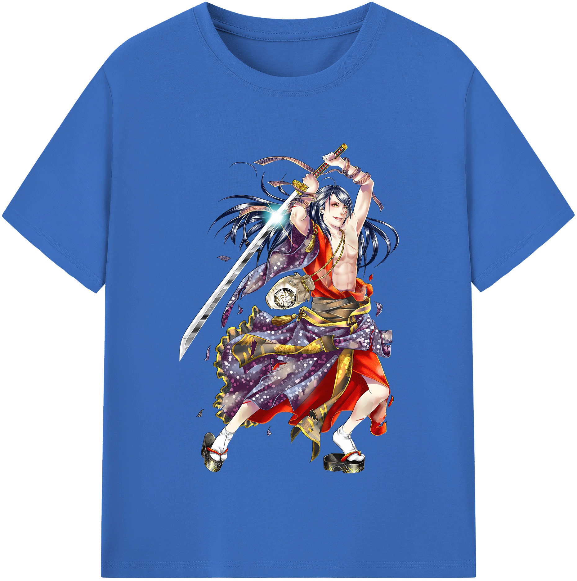 （画像用） 刀剣乱舞 Touken Ranbu 綿100％半袖Tシャツ（フロントプリント）