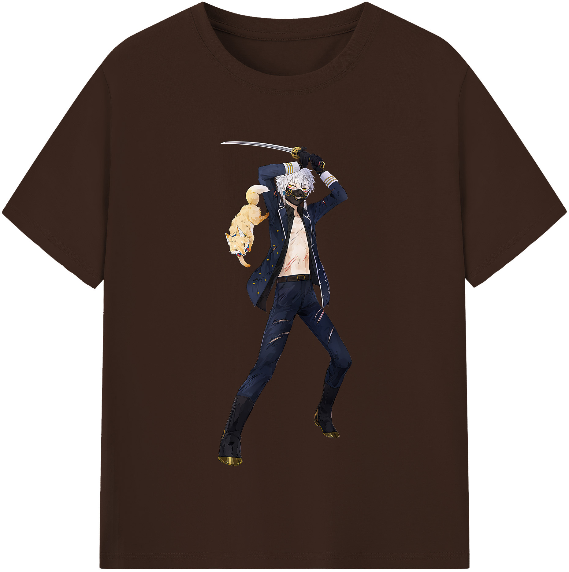 （画像用） 刀剣乱舞 Touken Ranbu 綿100％半袖Tシャツ（フロントプリント）