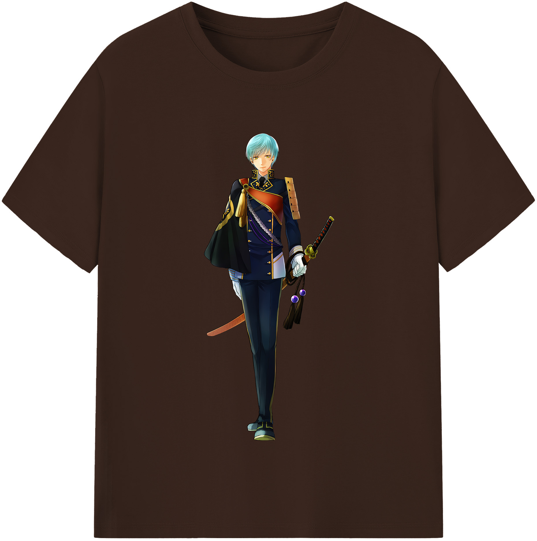 （画像用） 刀剣乱舞 Touken Ranbu 綿100％半袖Tシャツ（フロントプリント）