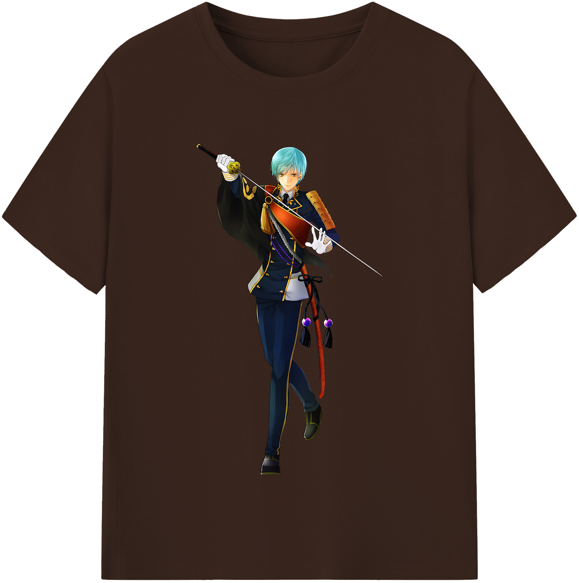 （画像用） 刀剣乱舞 Touken Ranbu 綿100％半袖Tシャツ（フロントプリント）