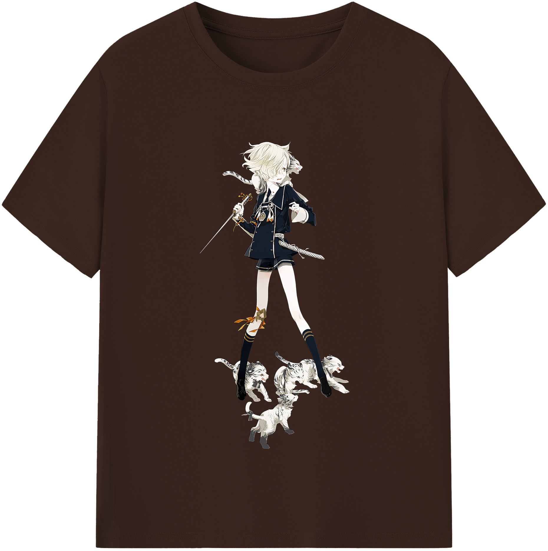 （画像用） 刀剣乱舞 Touken Ranbu 綿100％半袖Tシャツ（フロントプリント）