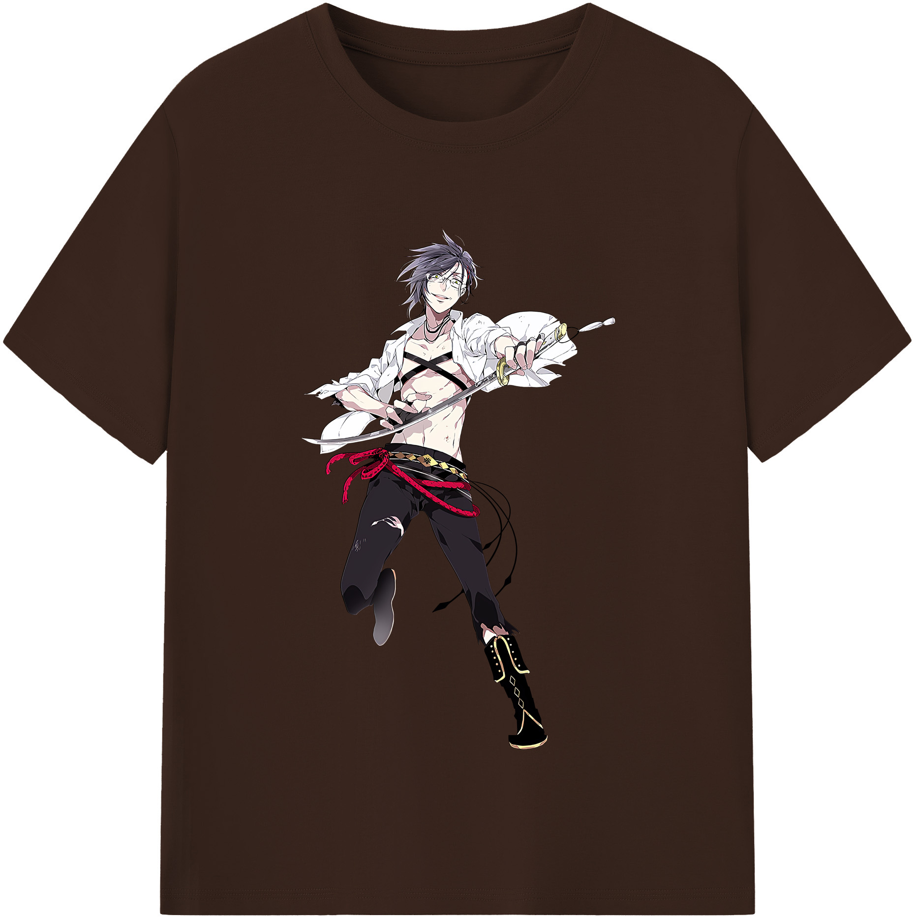 （画像用） 刀剣乱舞 Touken Ranbu 綿100％半袖Tシャツ（フロントプリント）