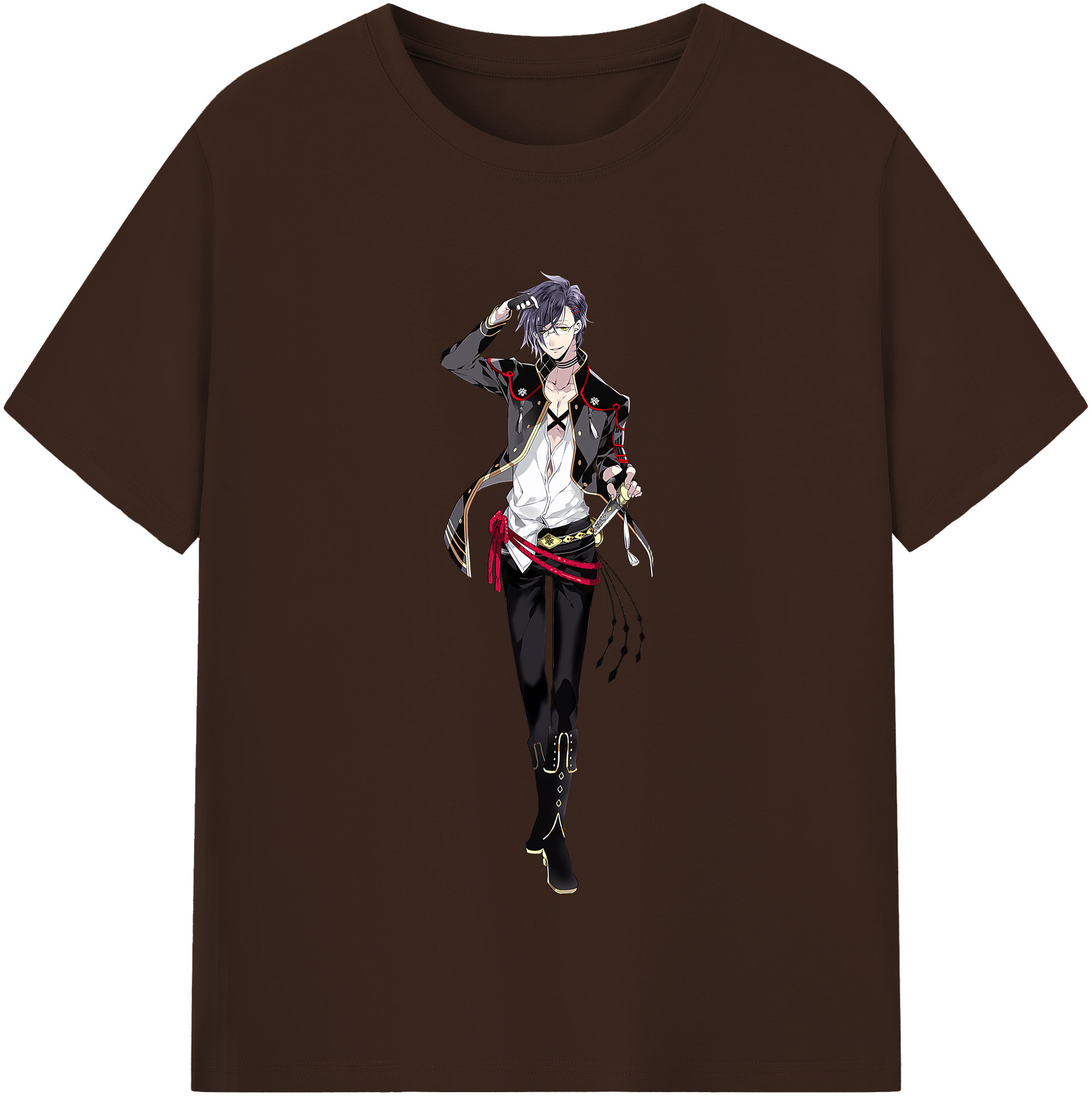 （画像用） 刀剣乱舞 Touken Ranbu 綿100％半袖Tシャツ（フロントプリント）