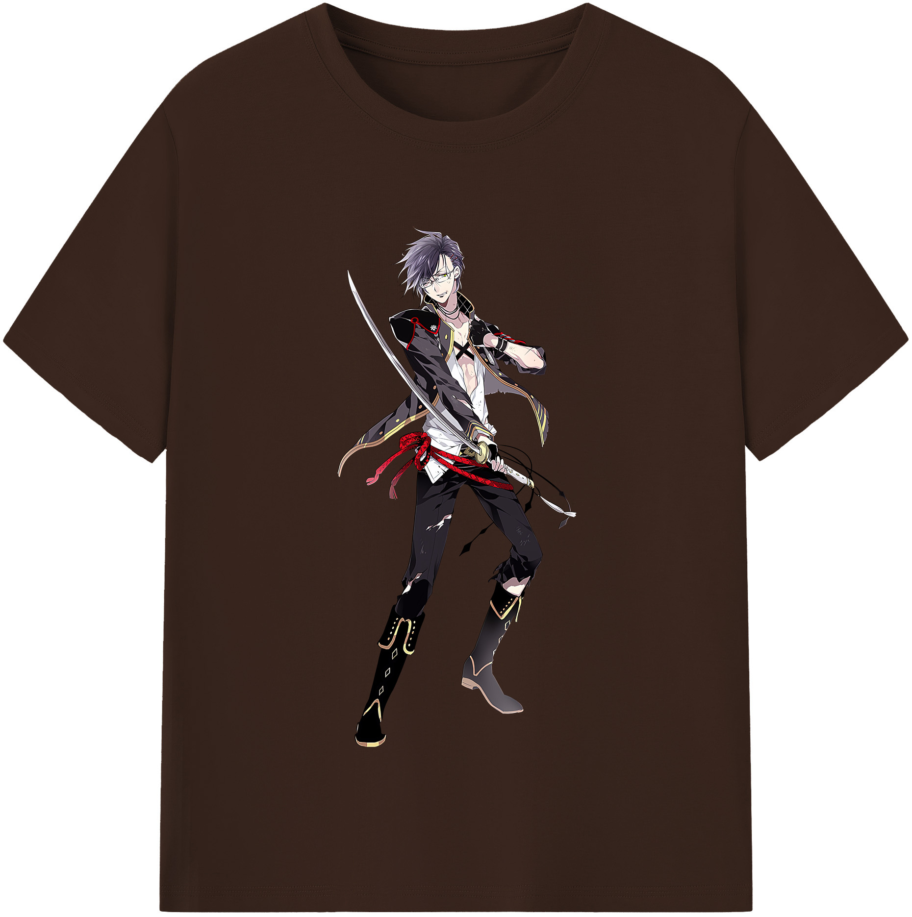 （画像用） 刀剣乱舞 Touken Ranbu 綿100％半袖Tシャツ（フロントプリント）
