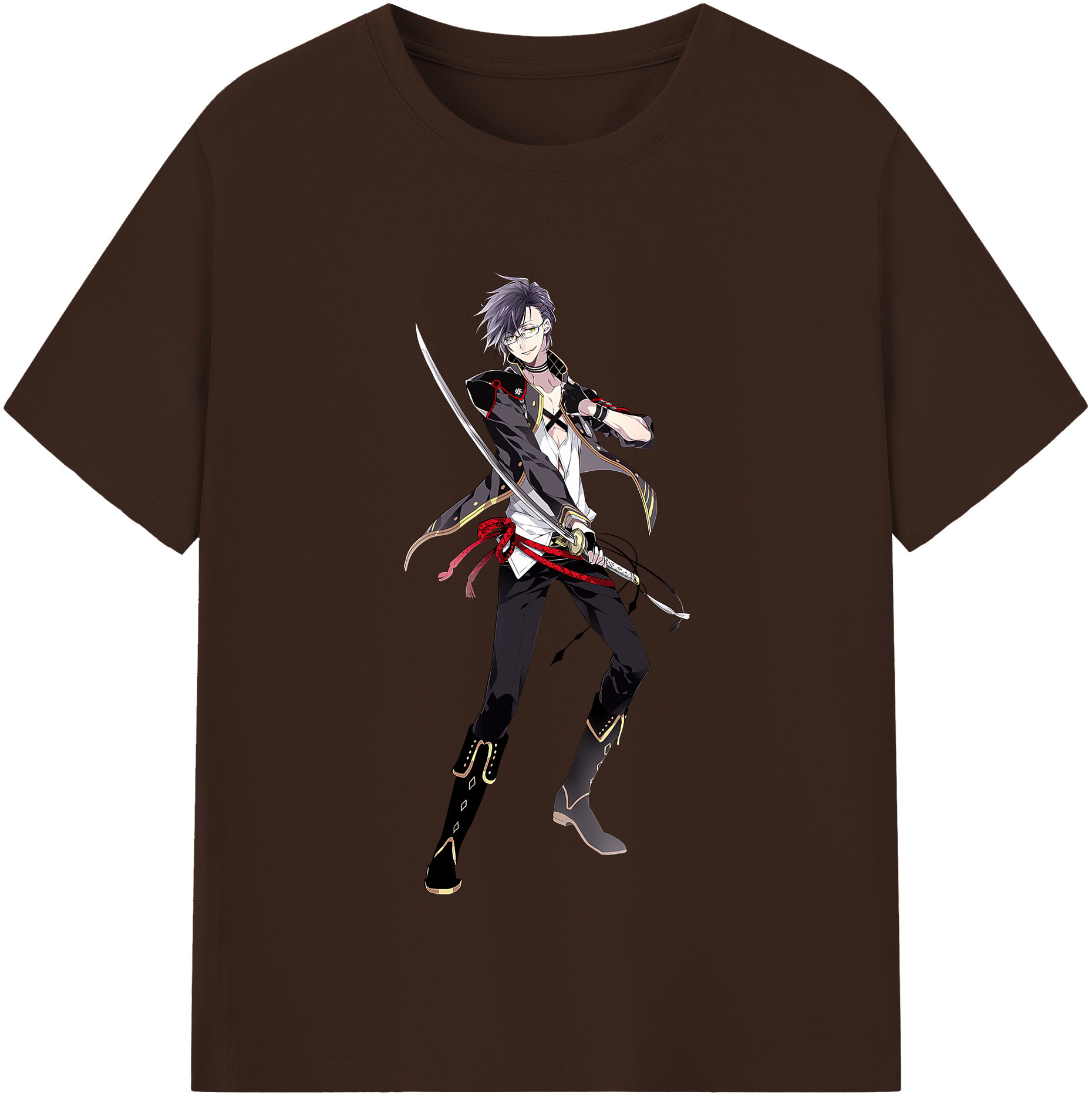（画像用） 刀剣乱舞 Touken Ranbu 綿100％半袖Tシャツ（フロントプリント）