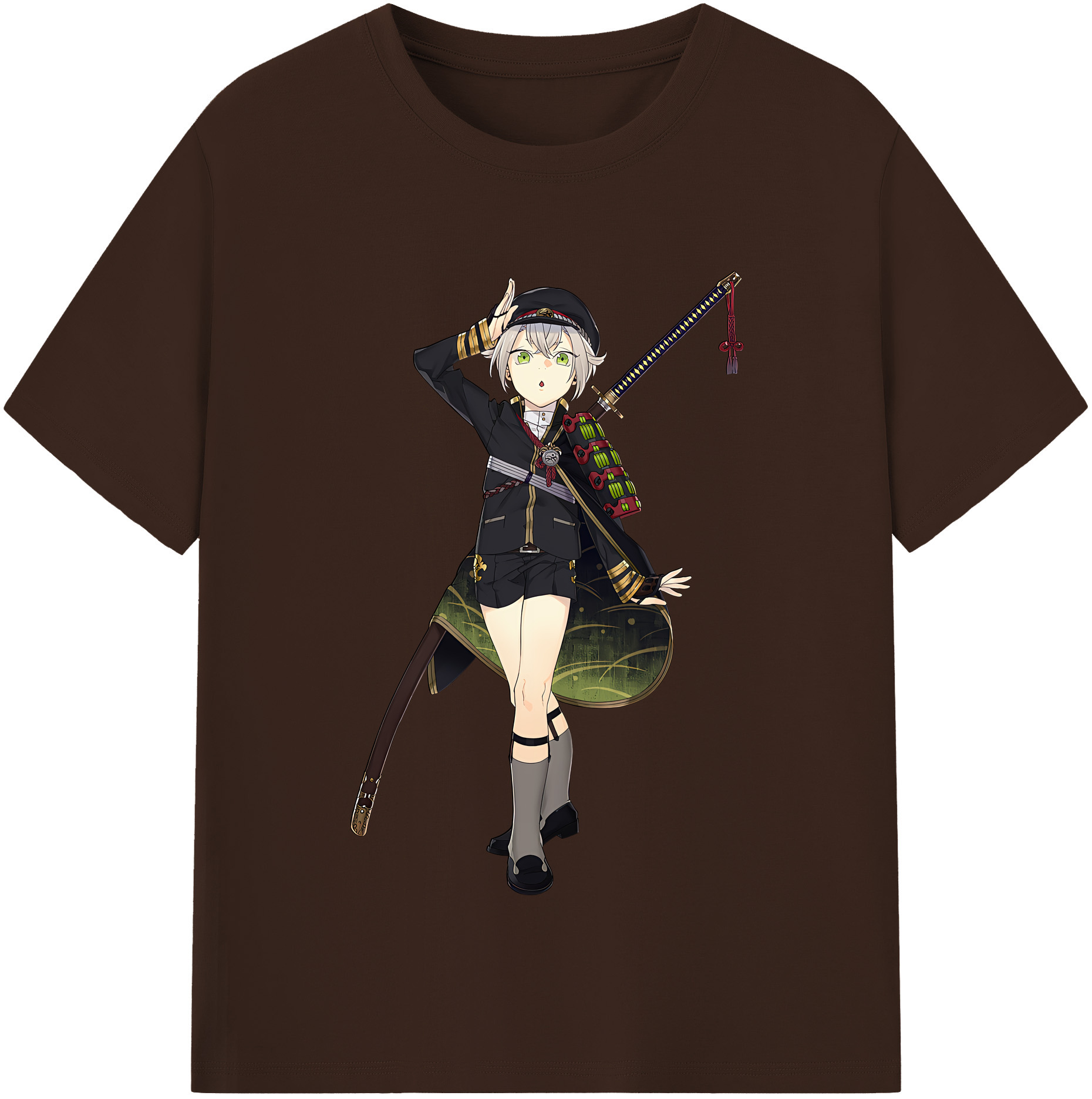 （画像用） 刀剣乱舞 Touken Ranbu 綿100％半袖Tシャツ（フロントプリント）