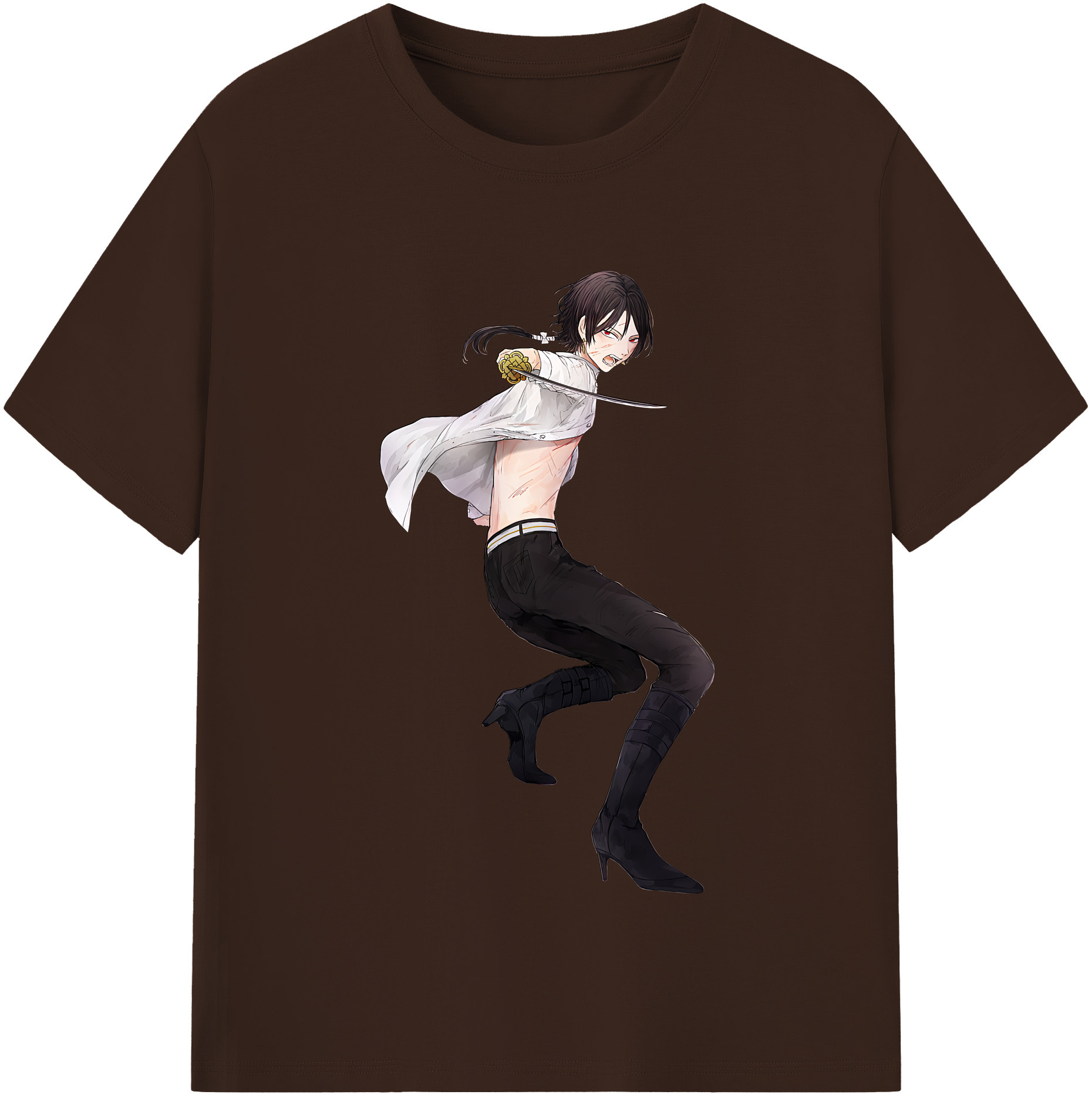 （画像用） 刀剣乱舞 Touken Ranbu 綿100％半袖Tシャツ（フロントプリント）