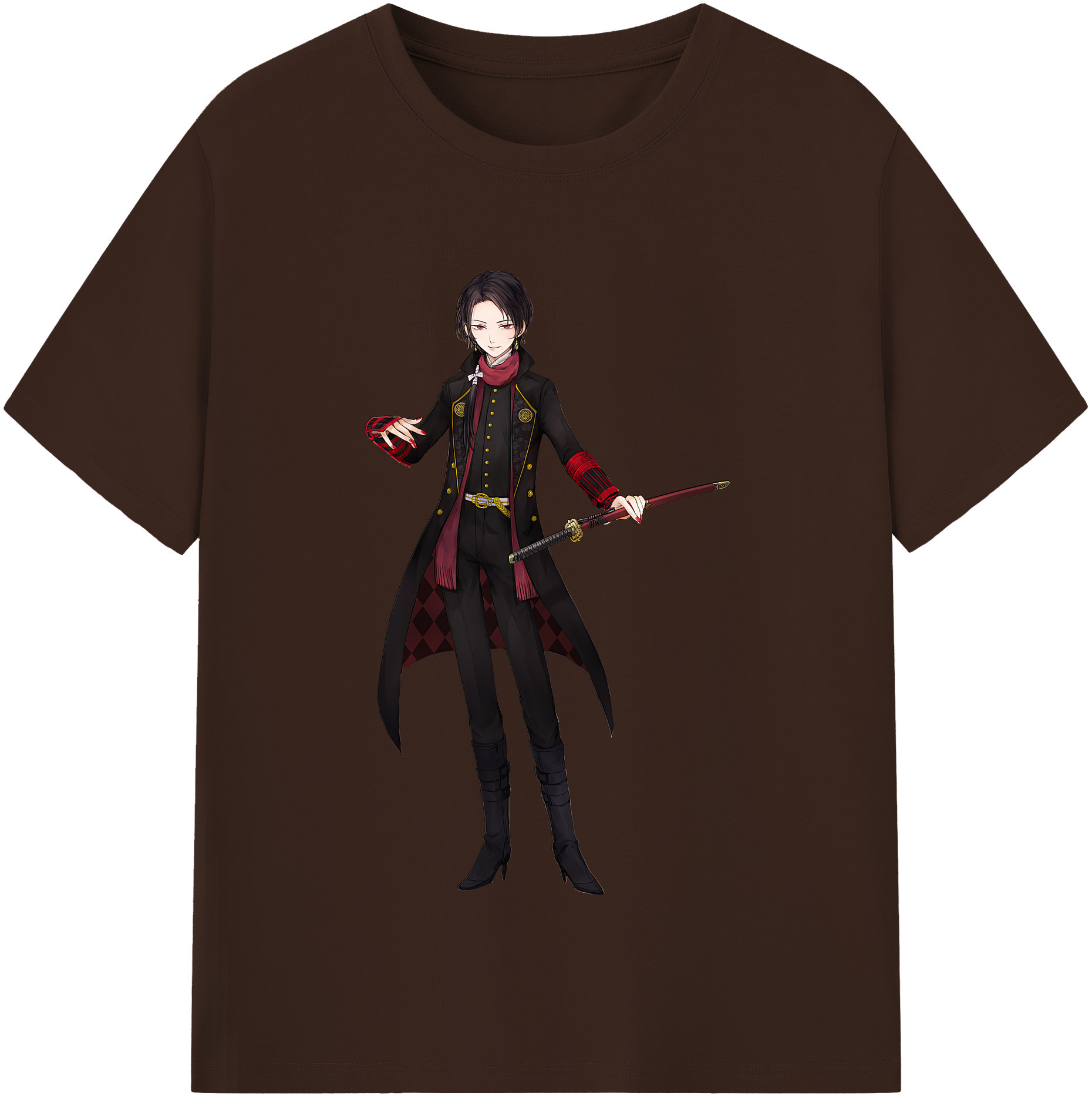 （画像用） 刀剣乱舞 Touken Ranbu 綿100％半袖Tシャツ（フロントプリント）