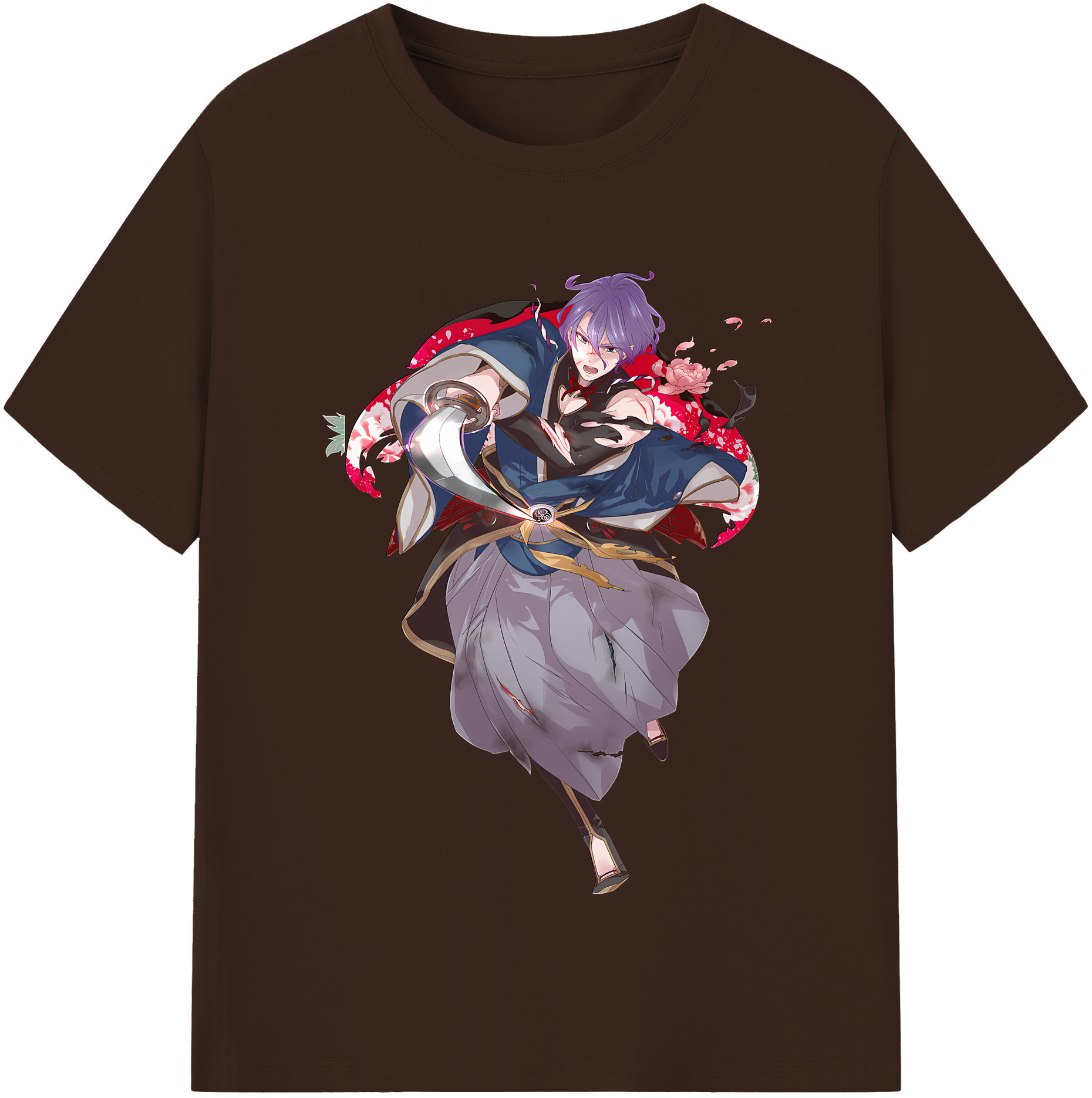 （画像用） 刀剣乱舞 Touken Ranbu 綿100％半袖Tシャツ（フロントプリント）