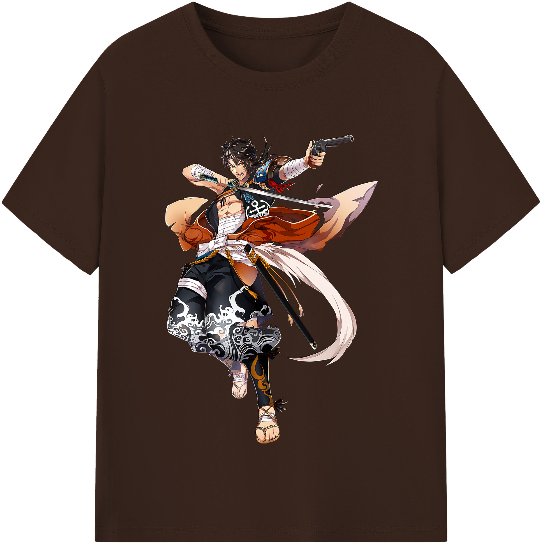 （画像用） 刀剣乱舞 Touken Ranbu 綿100％半袖Tシャツ（フロントプリント）