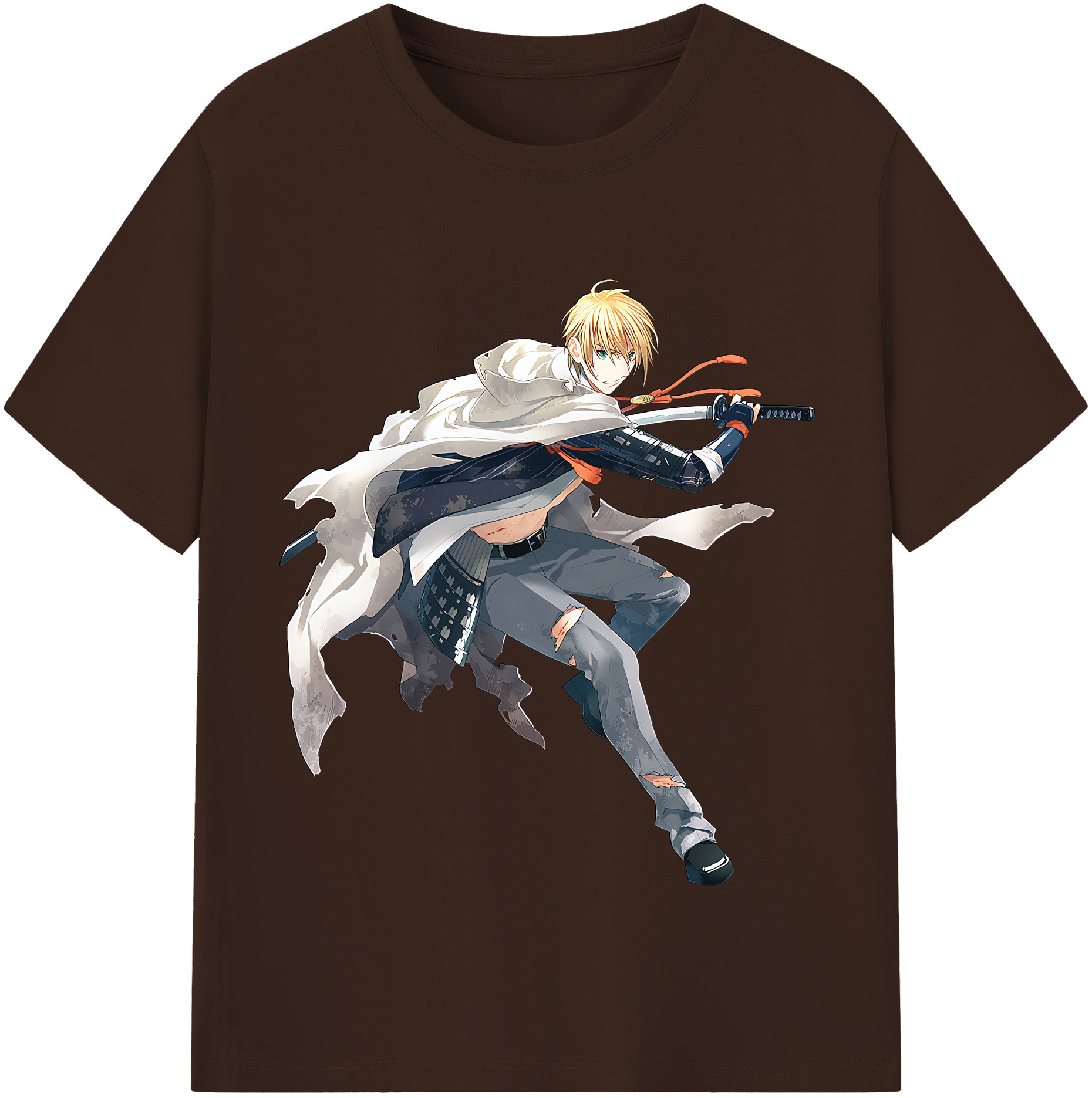 （画像用） 刀剣乱舞 Touken Ranbu 綿100％半袖Tシャツ（フロントプリント）